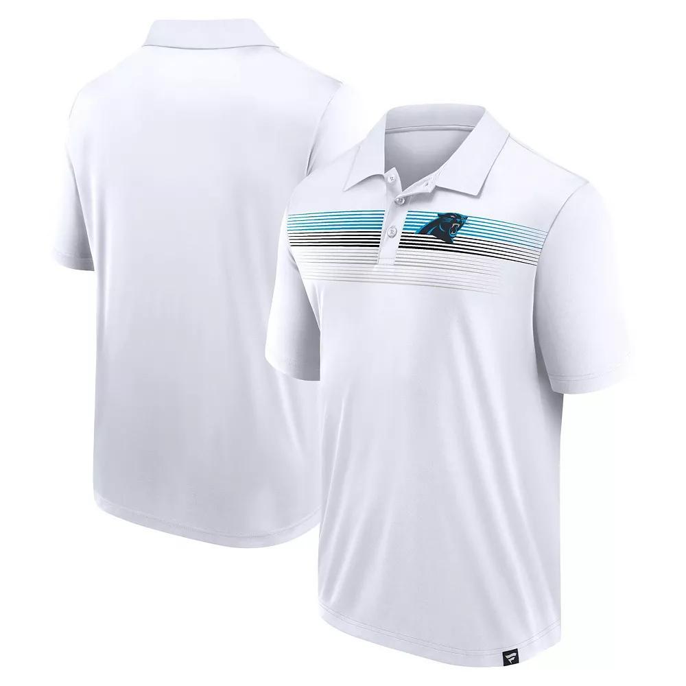 Men's Fanatics White Carolina Panthers Victory For Us Interlock Polo, Size: 4XL Product Image