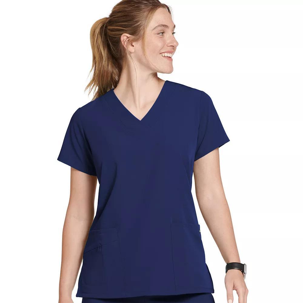 Women's Jockey® Scrubs V-Neck Crossover Top 2206, Size: Small, Plumberry Product Image