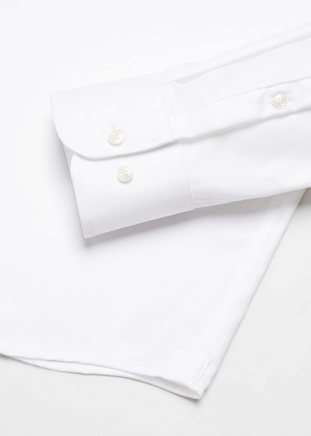 100% cotton slim-fit suit shirt - Men | MANGO USA Product Image