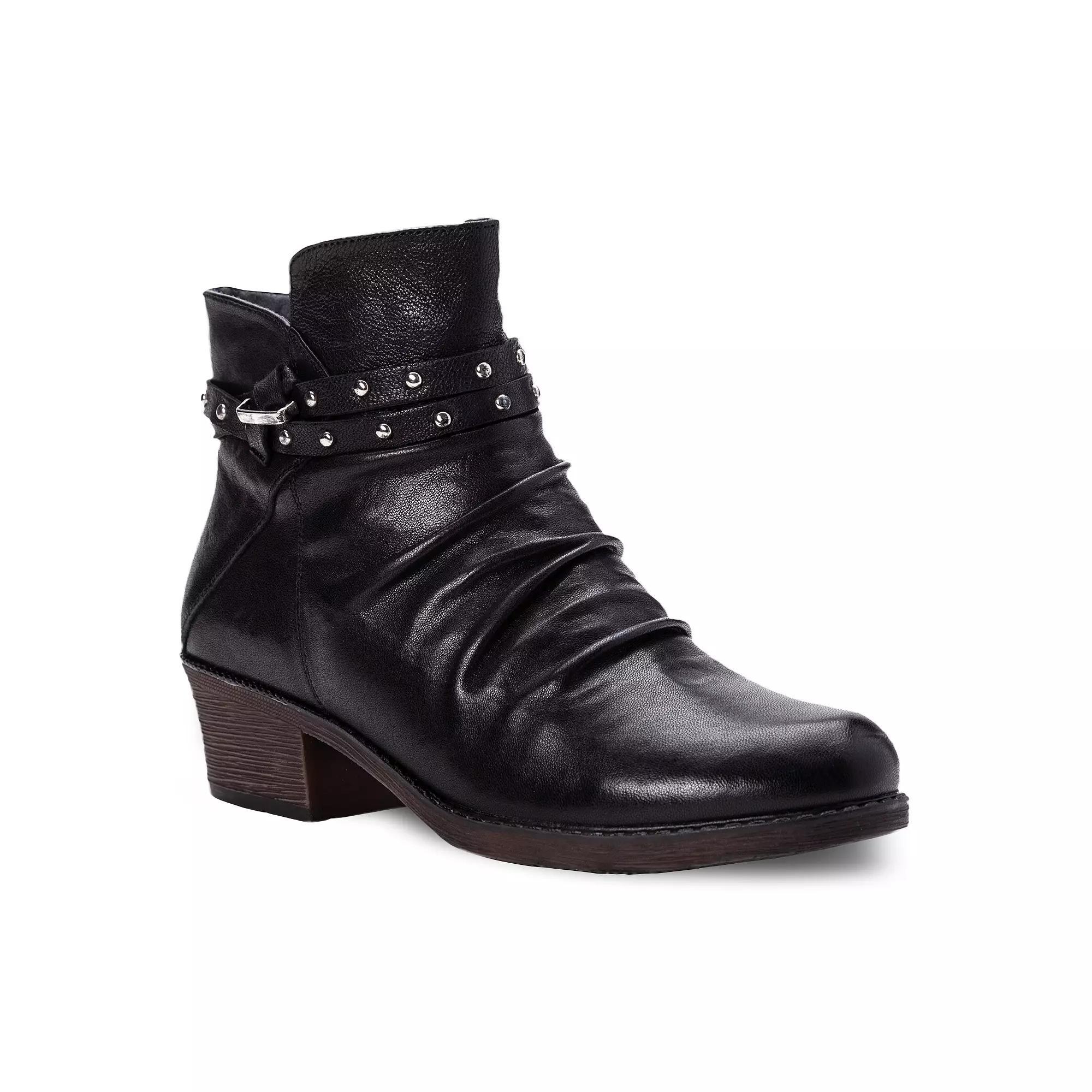 Propet Roxie Women's Leather Ankle Boots, Size: 6, Blue Product Image