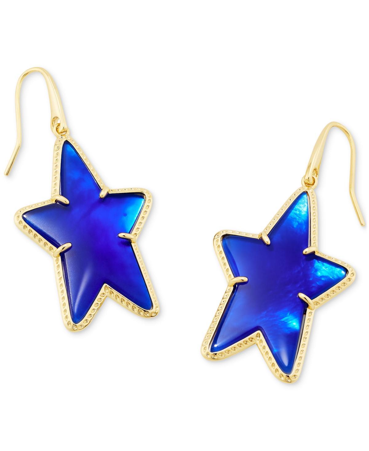 Kendra Scott Ada Star Drop Earrings - Gold Ivory Mother Of Pearl Product Image
