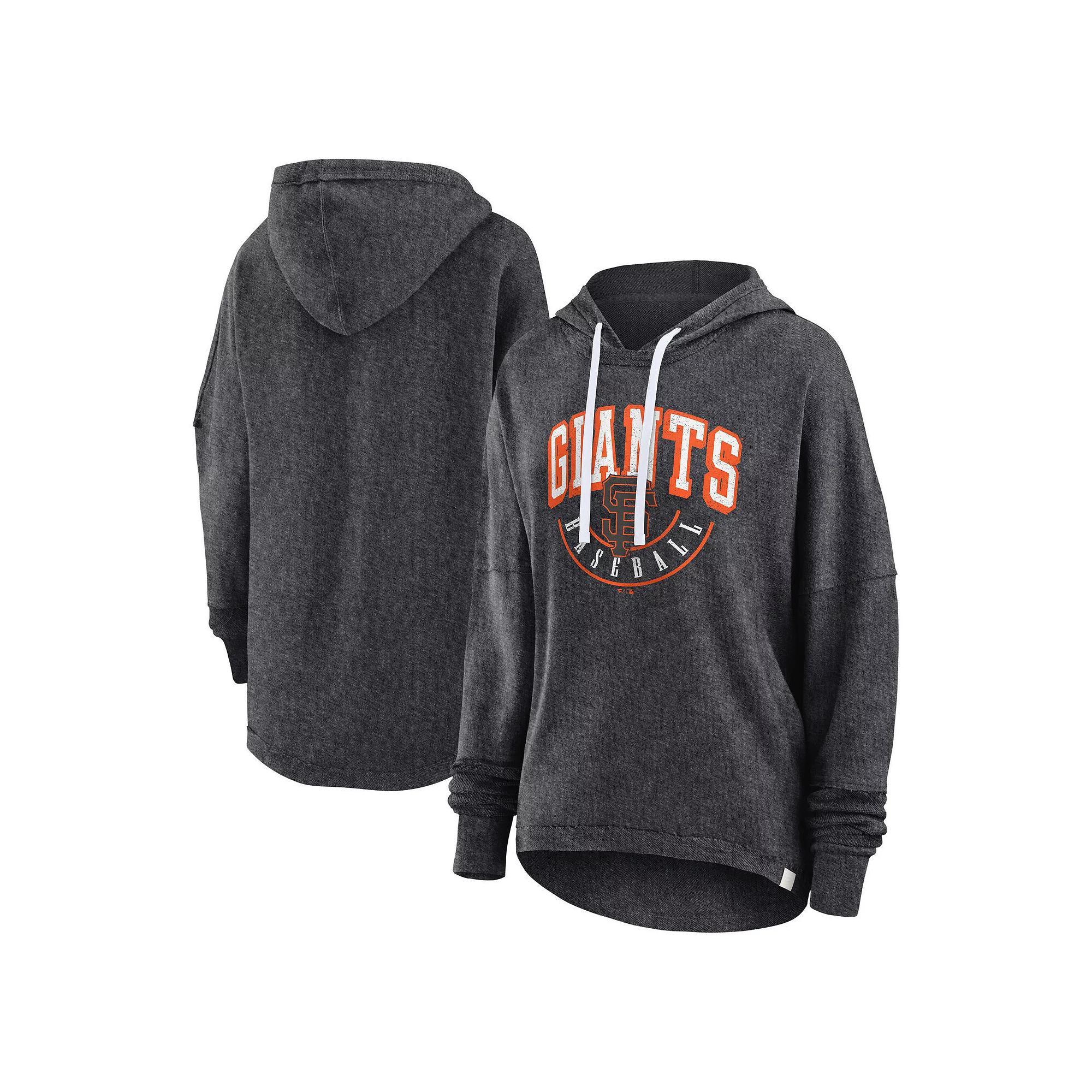 Women's Fanatics Branded Heather Navy Houston Astros Luxe Pullover Hoodie, Size: Medium, Blue Product Image