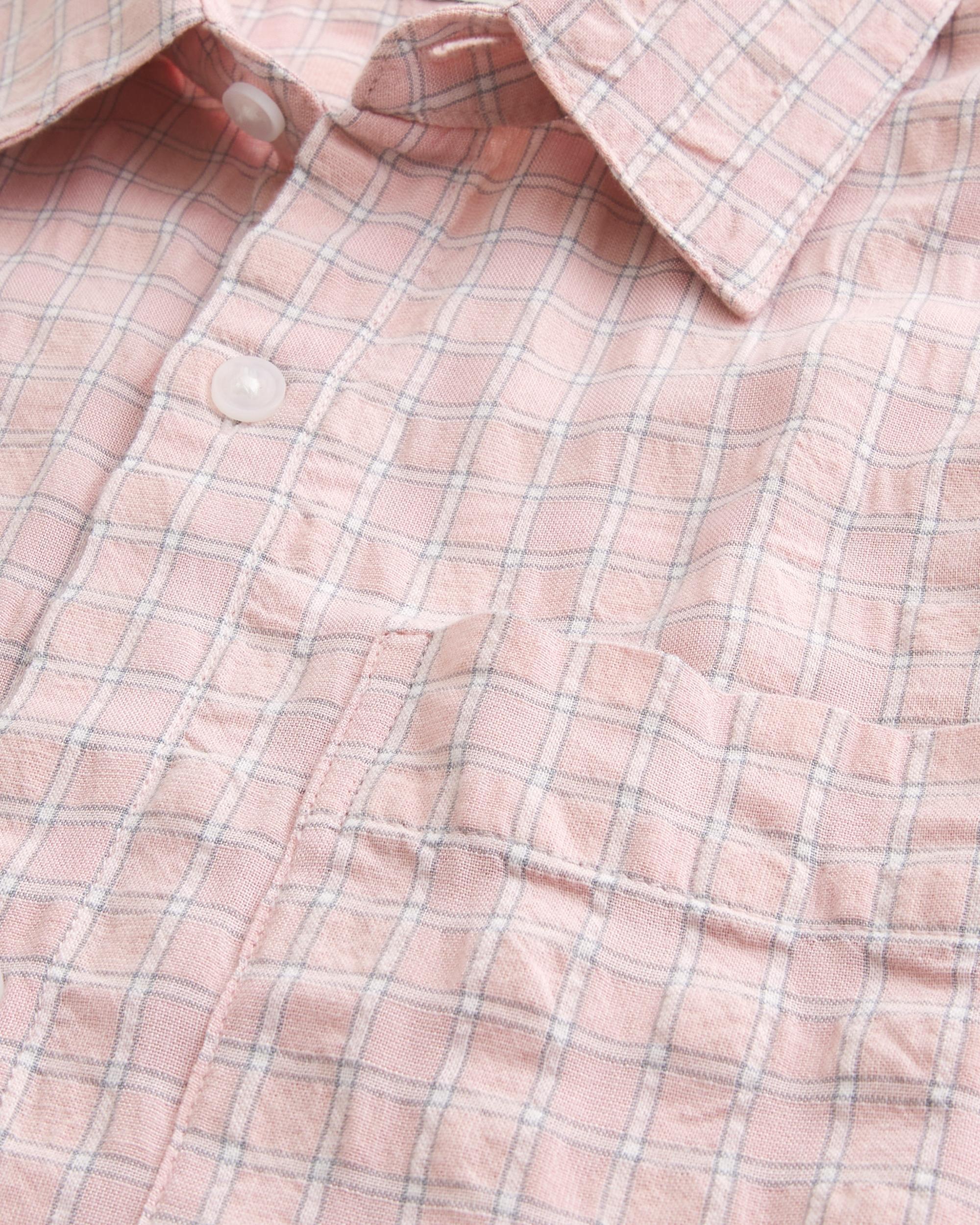 Boxy Short-Sleeve Pocket Shirt Product Image
