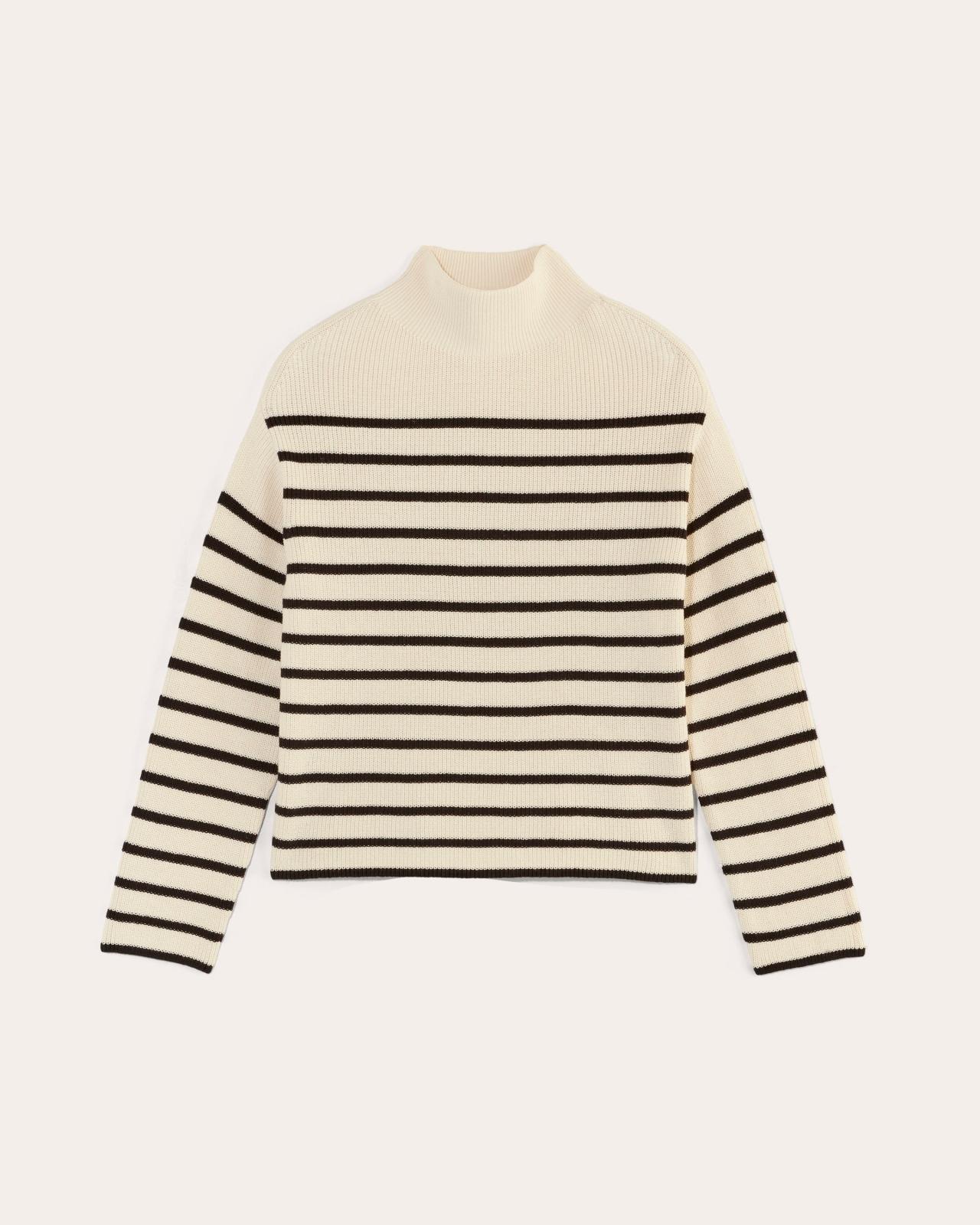 The Slouchy Funnel Neck in Everyday Cotton Product Image