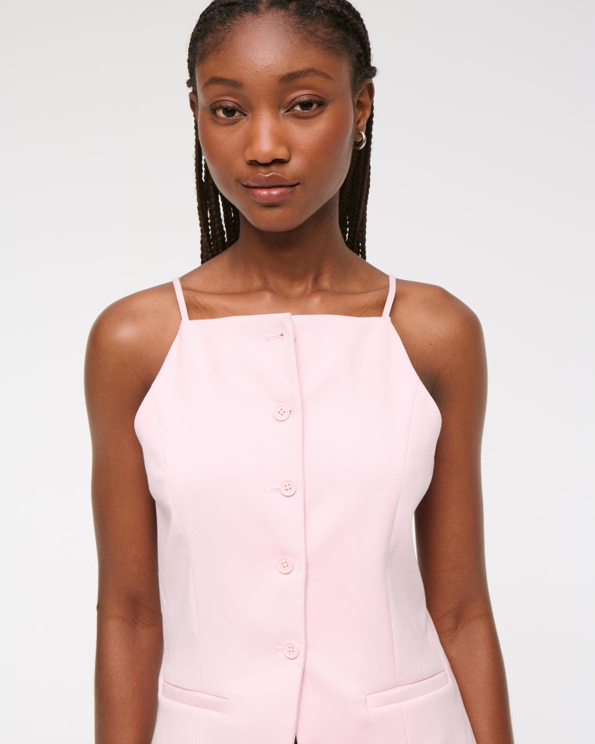 High-Neck Suiting Vest Product Image
