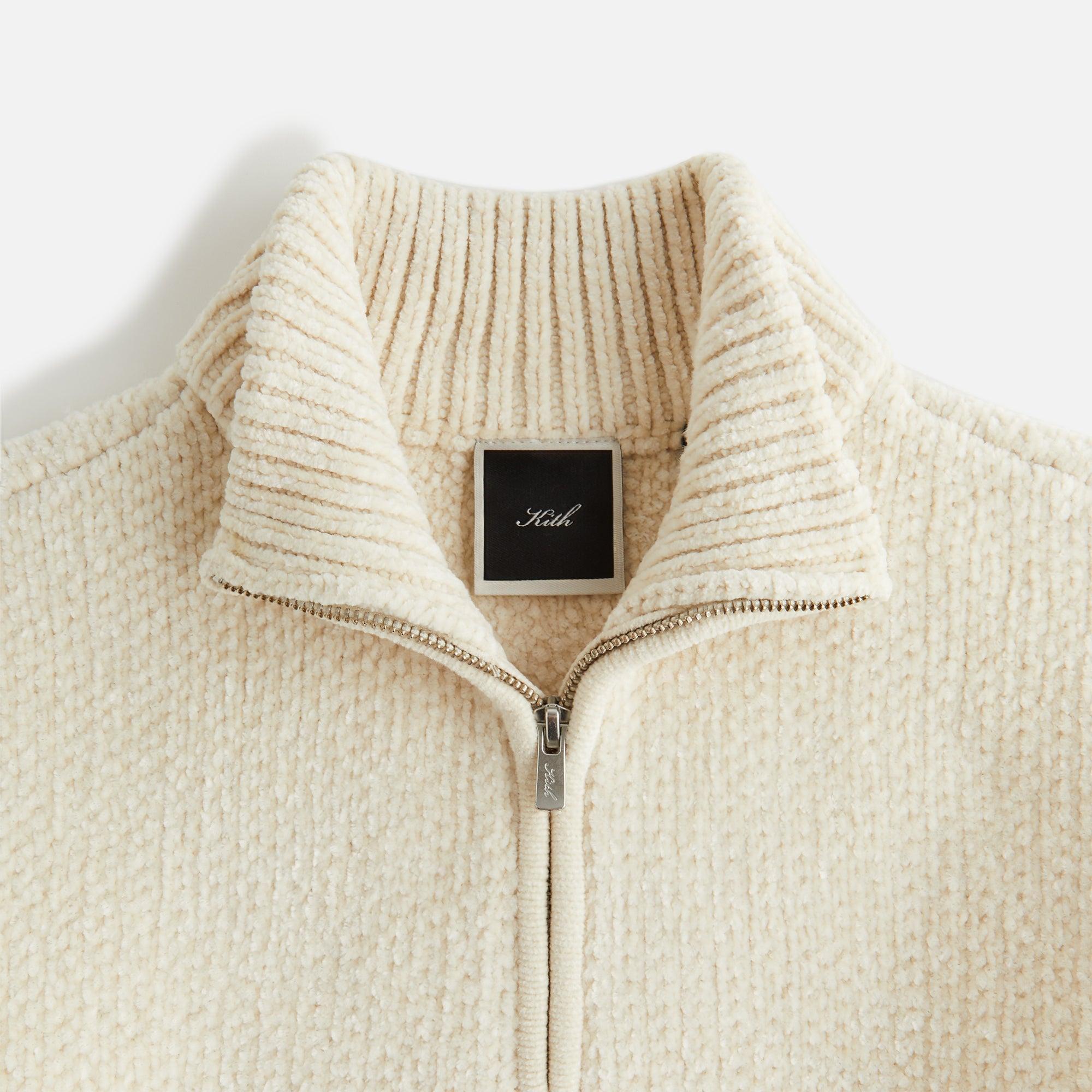 Kith Women Hunter II Chenille Script Quarter Zip - Waffle Female Product Image