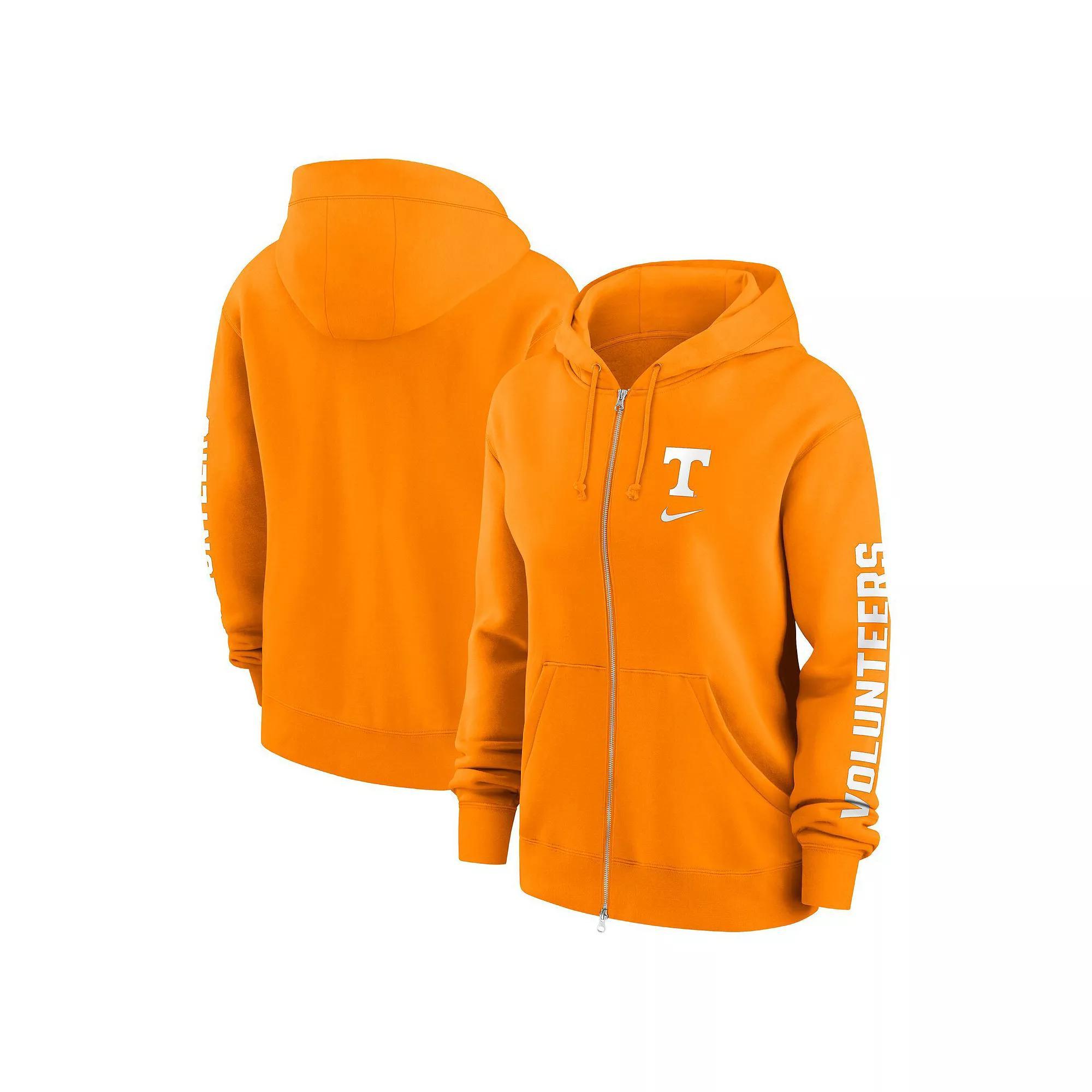 Women's Nike  Tennessee Orange Tennessee Volunteers Oversize Lockup Phoenix Full-Zip Hoodie Jacket, Size: Medium Product Image