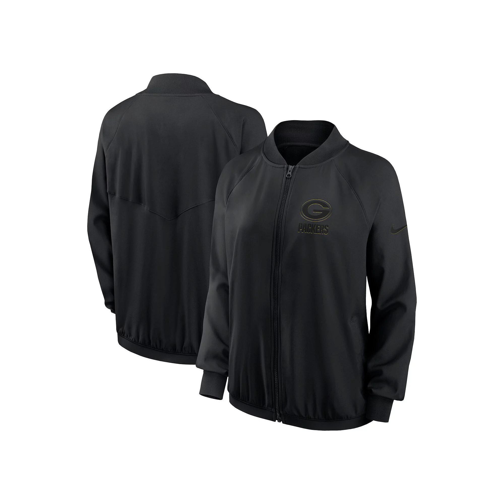 Women's Nike Black Buffalo Bills Raglan Full-Zip Jacket, Size: XL Product Image