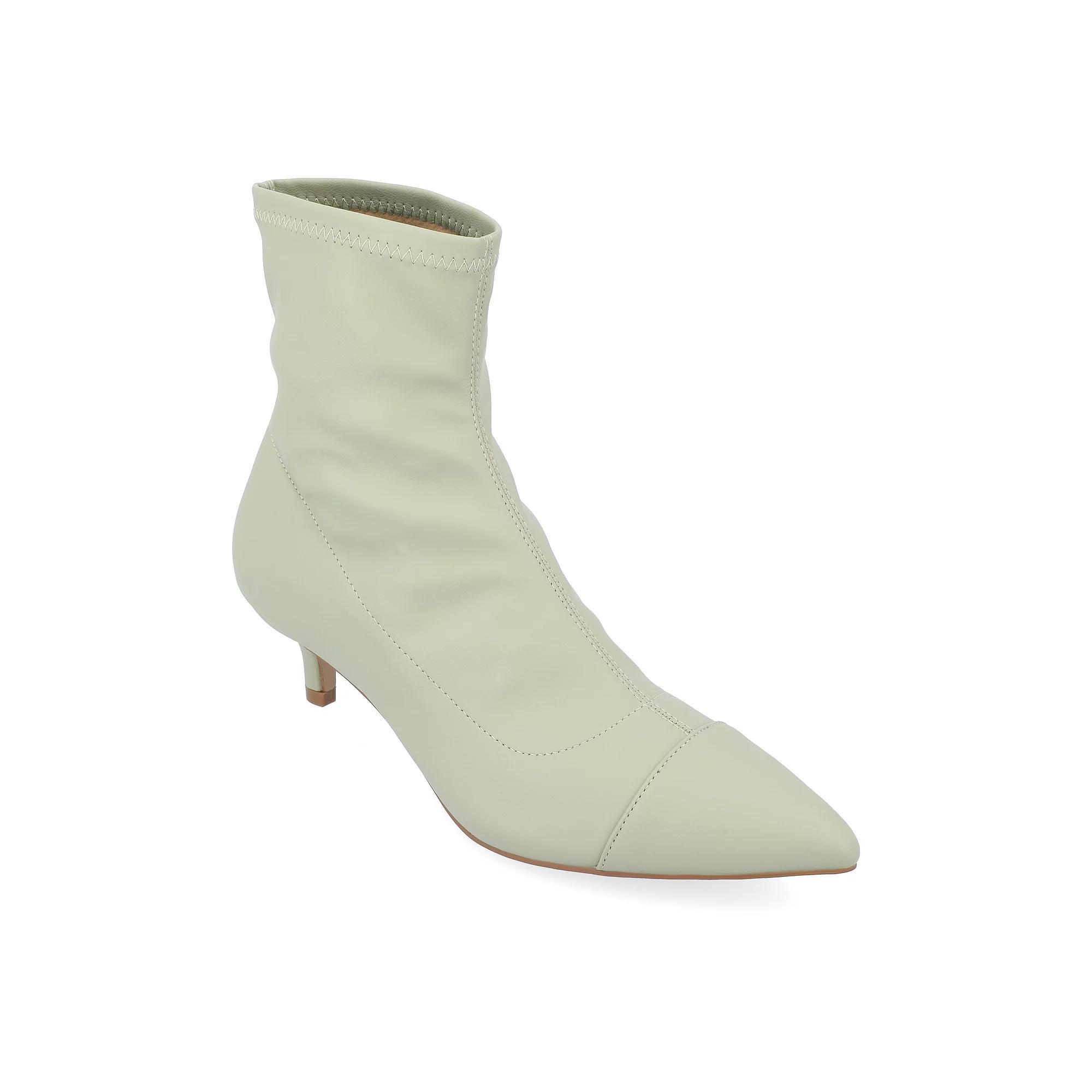 Journee Jadde Women's Tru Comfort Foam™ Ankle Boots, Size: 7, Green Product Image