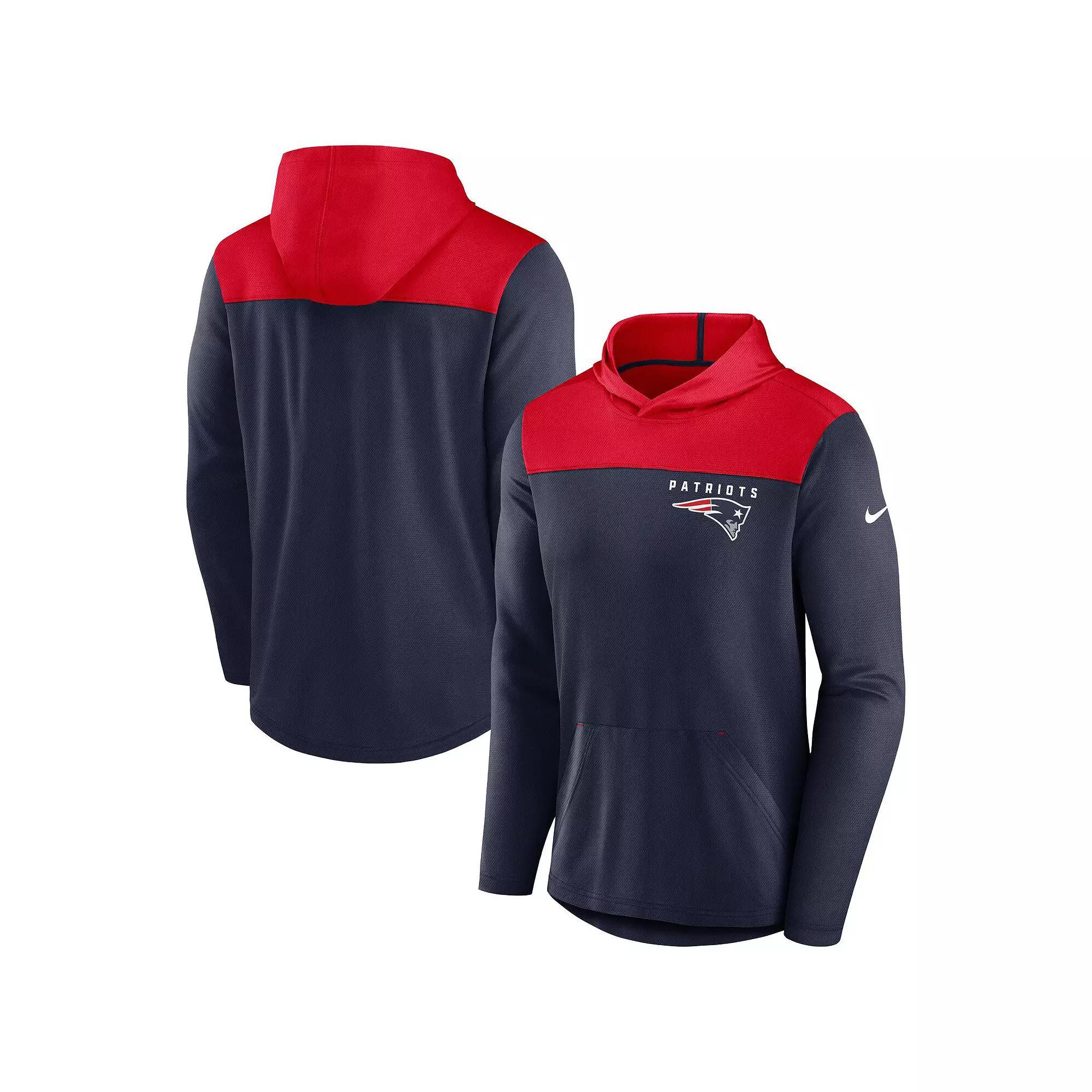 Men's Nike Navy New England Patriots Fan Gear Pullover Hoodie, Size: Medium, Blue Product Image