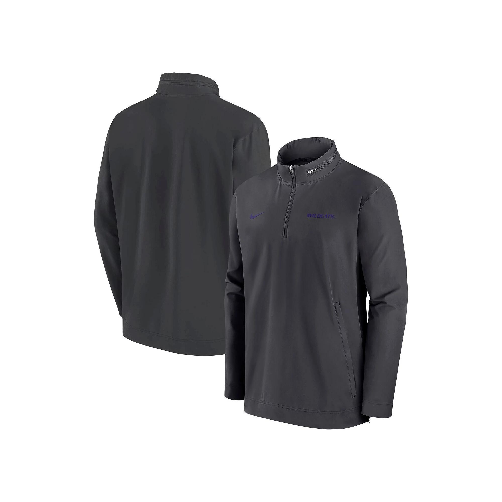 Mens Nike TCU Horned Frogs 2024 Sideline Coach Quarter-Zip Hoodie Jacket Product Image
