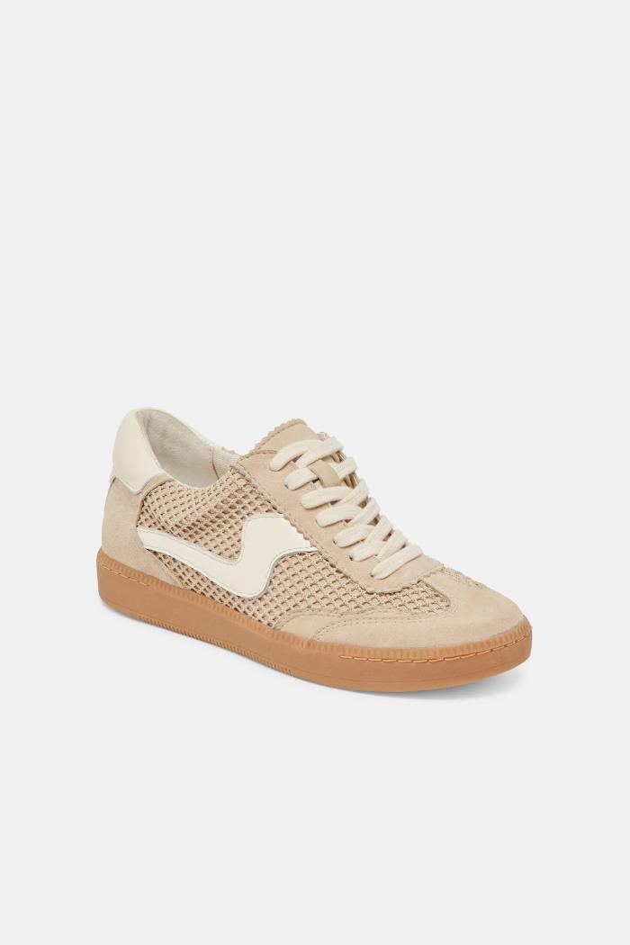 Notice Mesh Sneakers - Sesame Woven Mesh Product Image