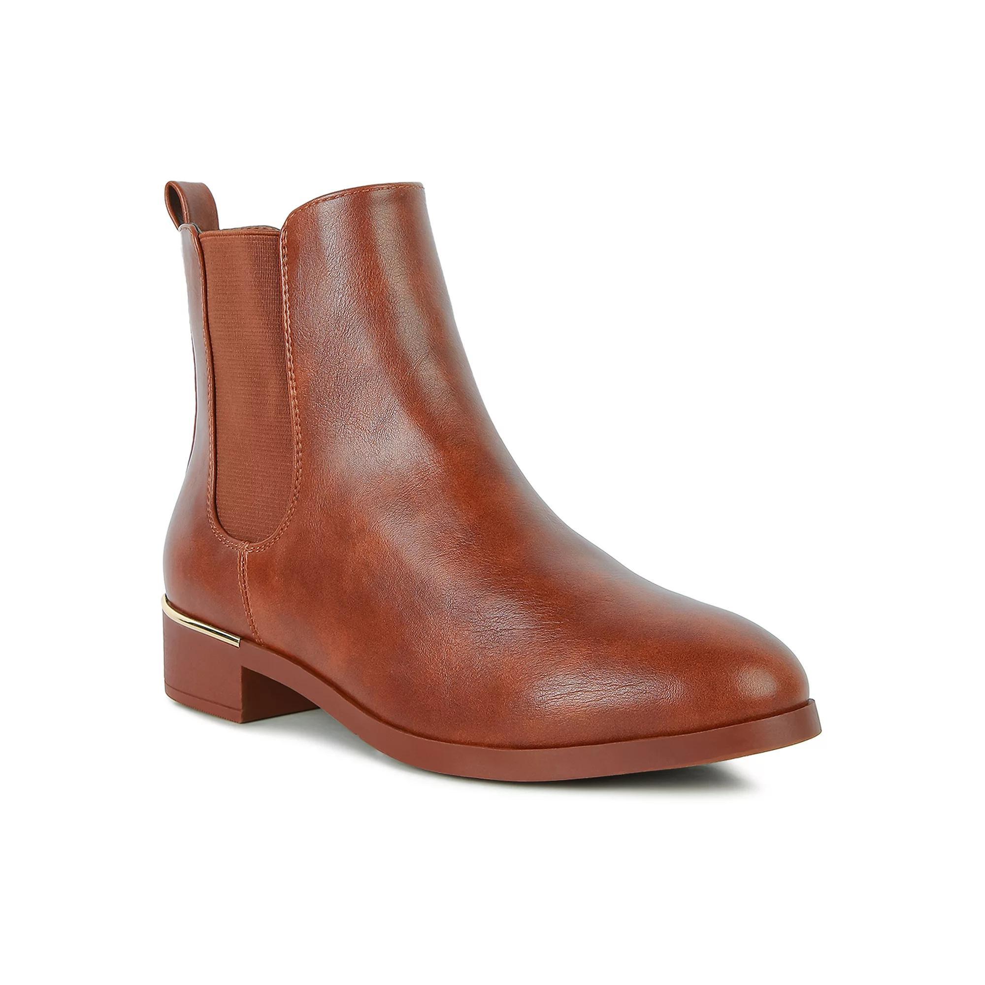 London Rag Yacht Women's Chelsea Boots, Size: 8, Brown Product Image