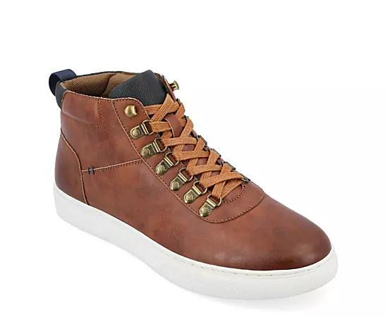 VANCE Ortiz Men's High Top Sneakers, Size: 12, Brown Product Image