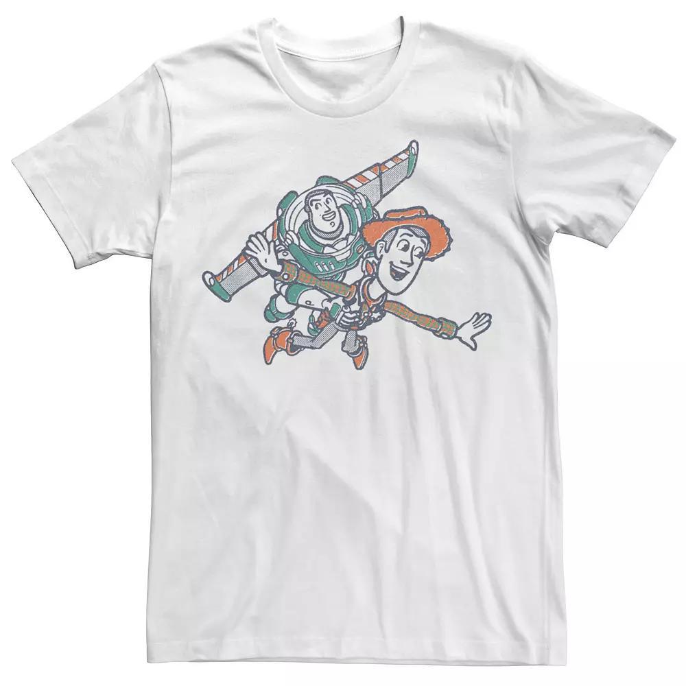 Big & Tall Disney / Pixar Toy Story To Infinity And Beyond Pocket Tee, Men's, Size: XXL Tall, White Product Image