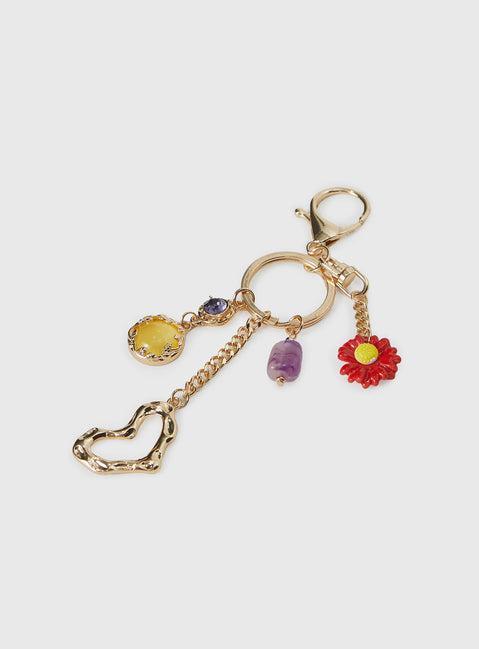 Maximiliano Key Chain Gold Product Image