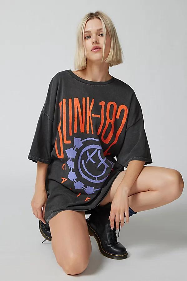 Blink 182 T-Shirt Dress Womens at Urban Outfitters Product Image