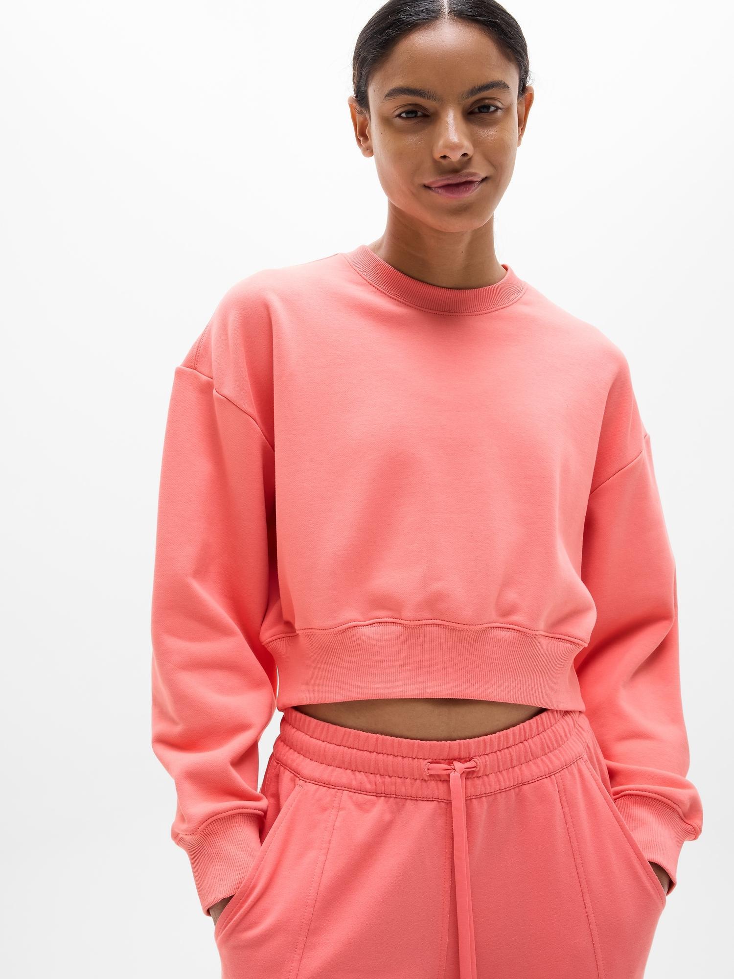 Heavyweight Terry Crop Crew Sweatshirt Product Image