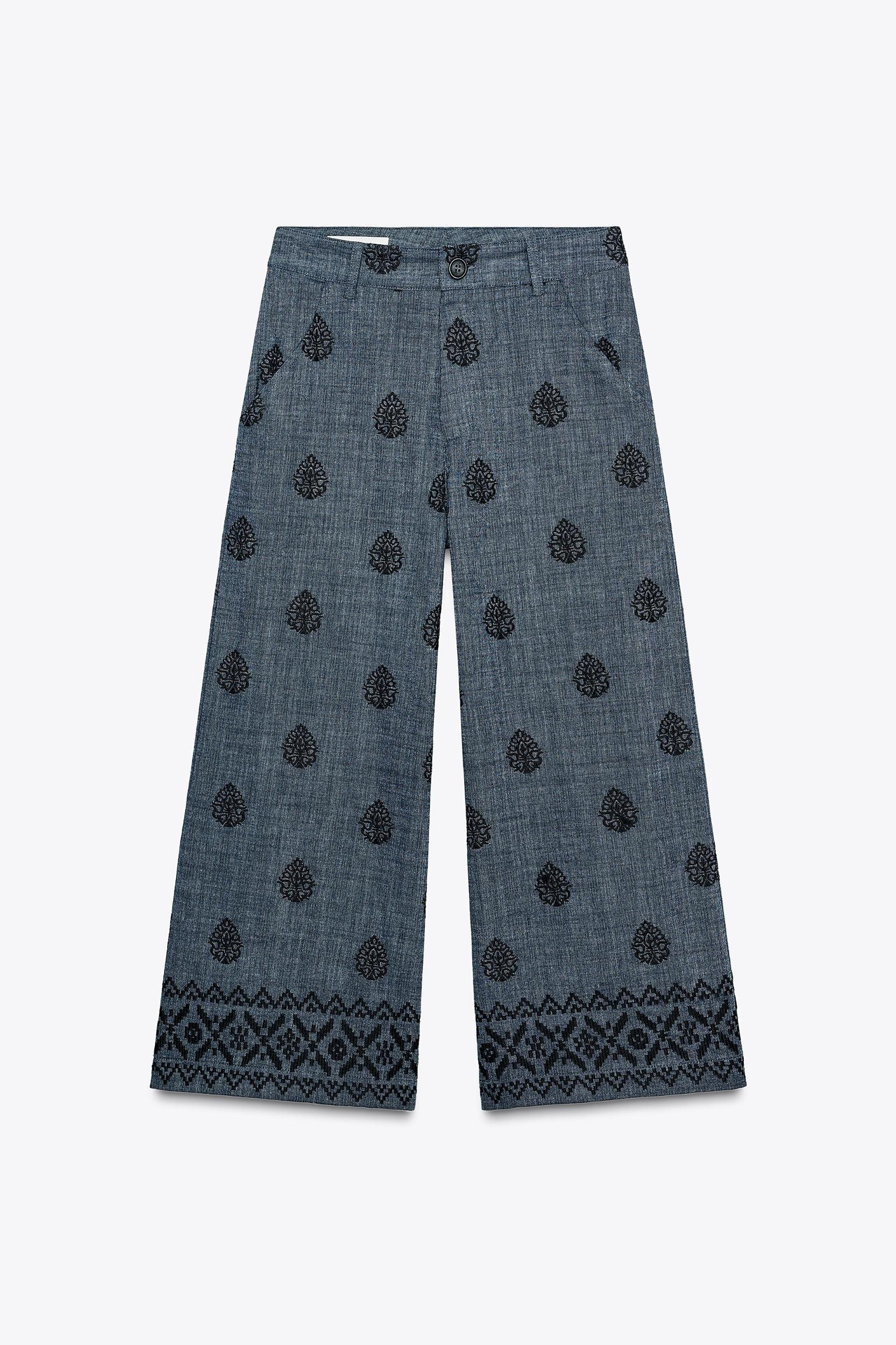 EMBROIDERED CULOTTES Product Image