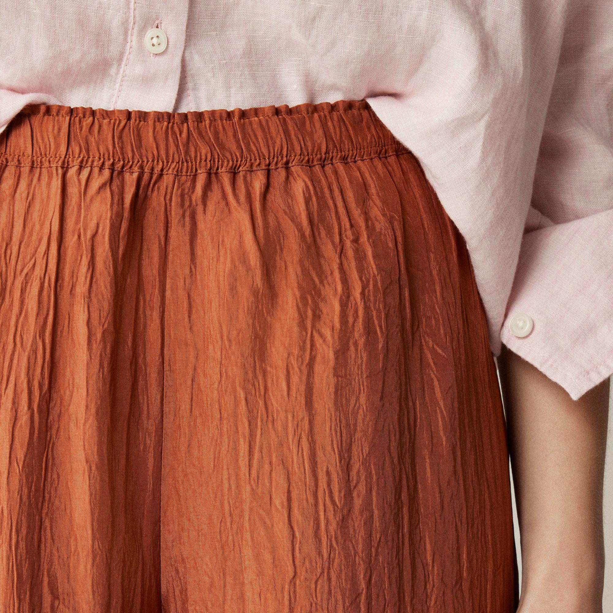 Stratus pant in textured satin Product Image