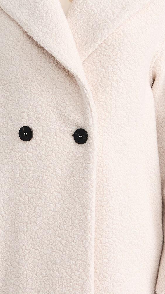 Harris Wharf London Dropped Shoulder Bouclé Coat | Shopbop Product Image