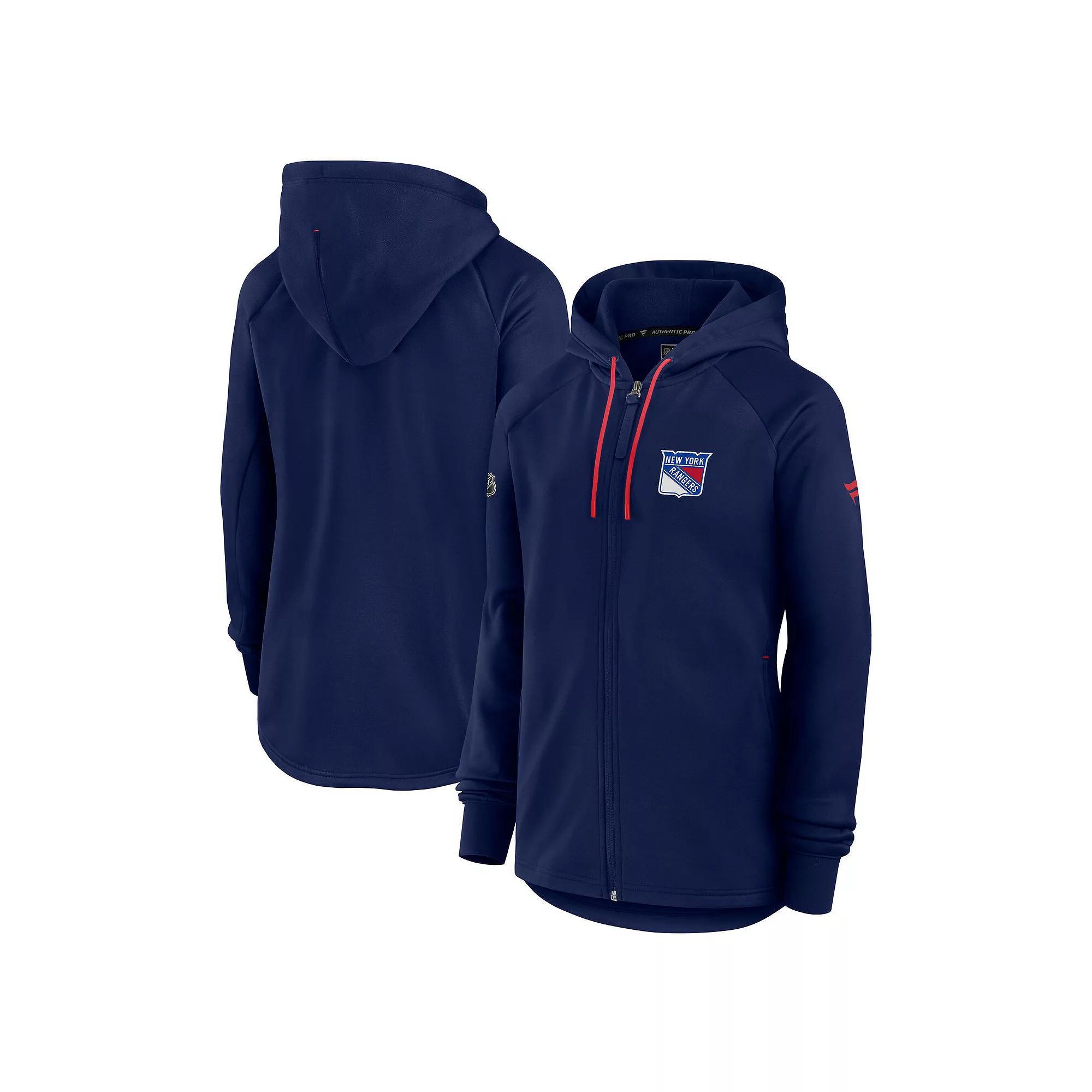 Women's Fanatics  Black Detroit Red Wings Authentic Pro Rink Fleece Full-Zip Jacket, Size: XL Product Image