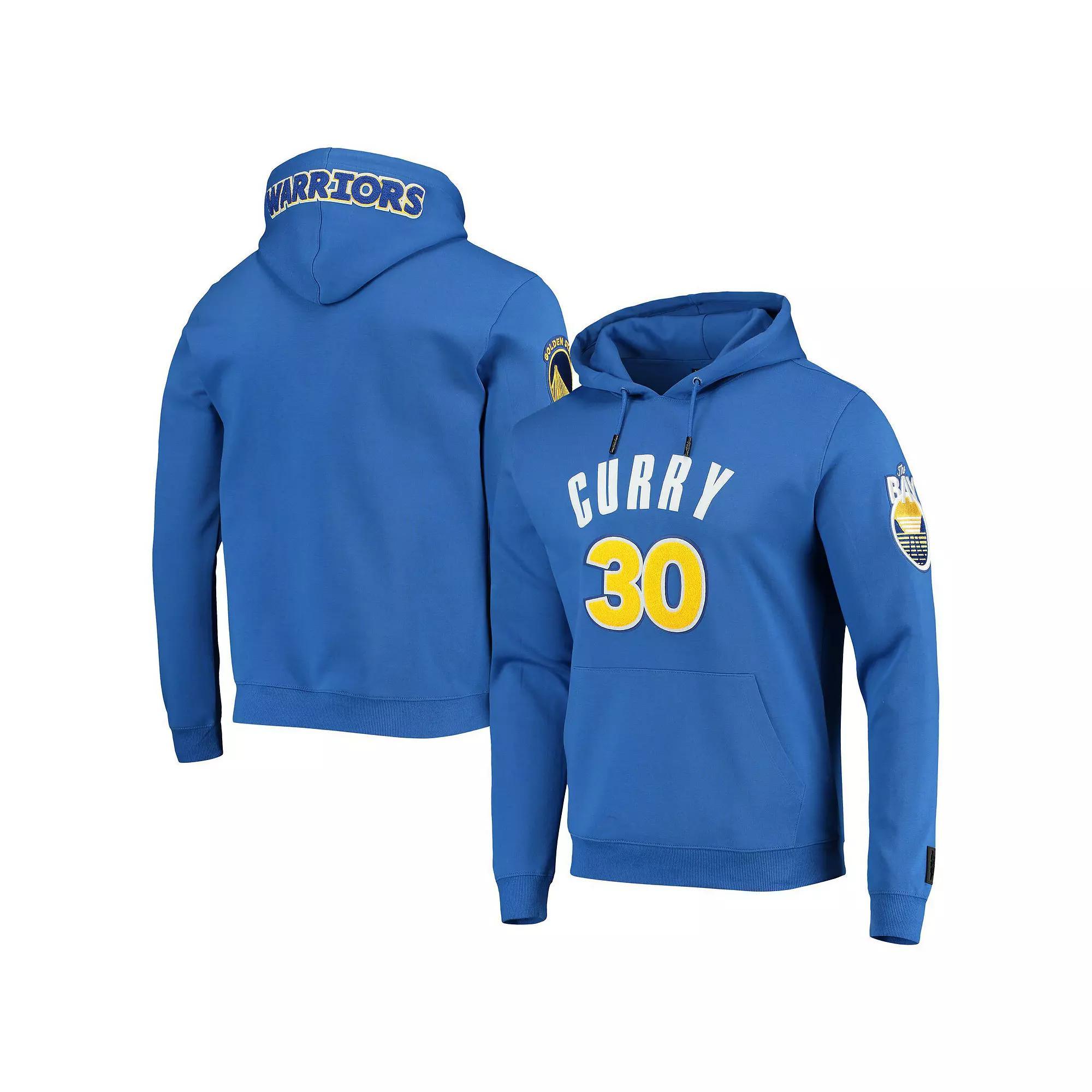 Men's Pro Standard Stephen Curry Royal Golden State Warriors Player Pullover Hoodie, Size: 3XL, Blue Product Image