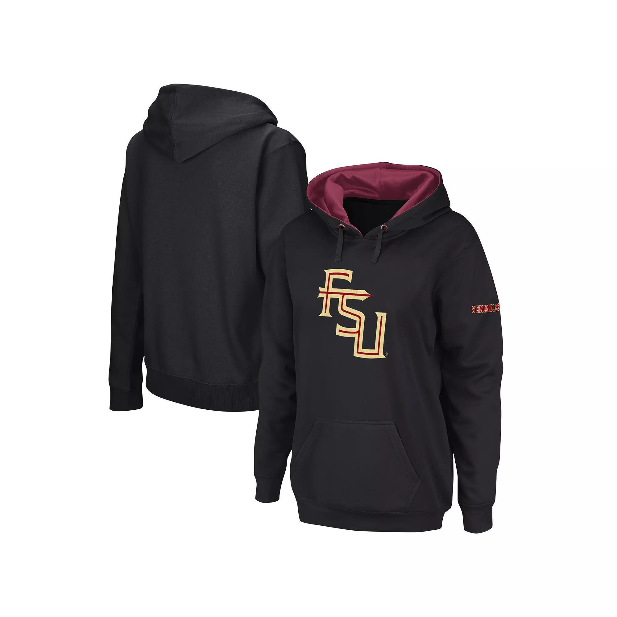 Womens Colosseum Florida State Seminoles Big Logo Pullover Hoodie Product Image