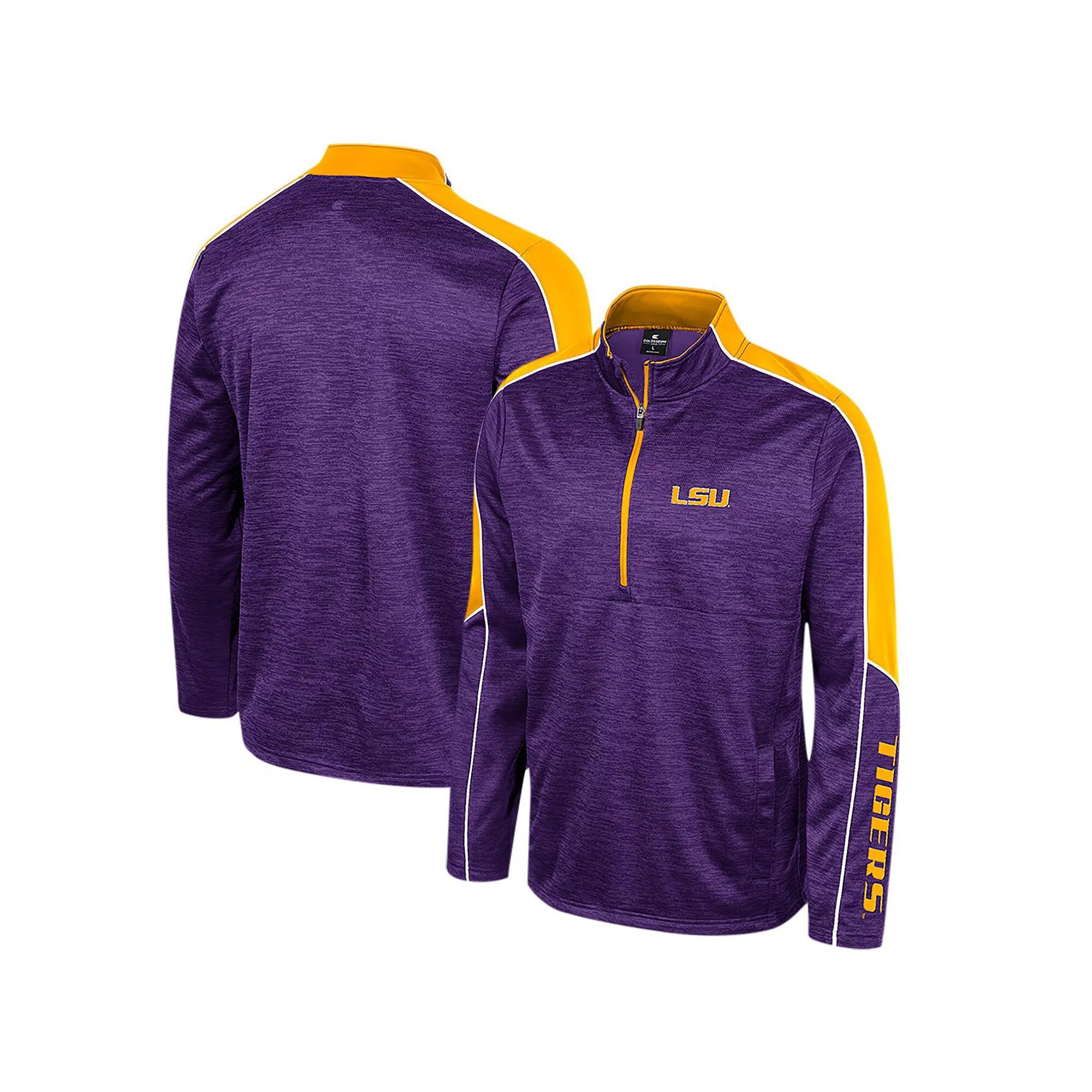 Men's Colosseum Maroon Minnesota Golden Gophers Marled Half-Zip Jacket, Size: 2XL, Red Product Image