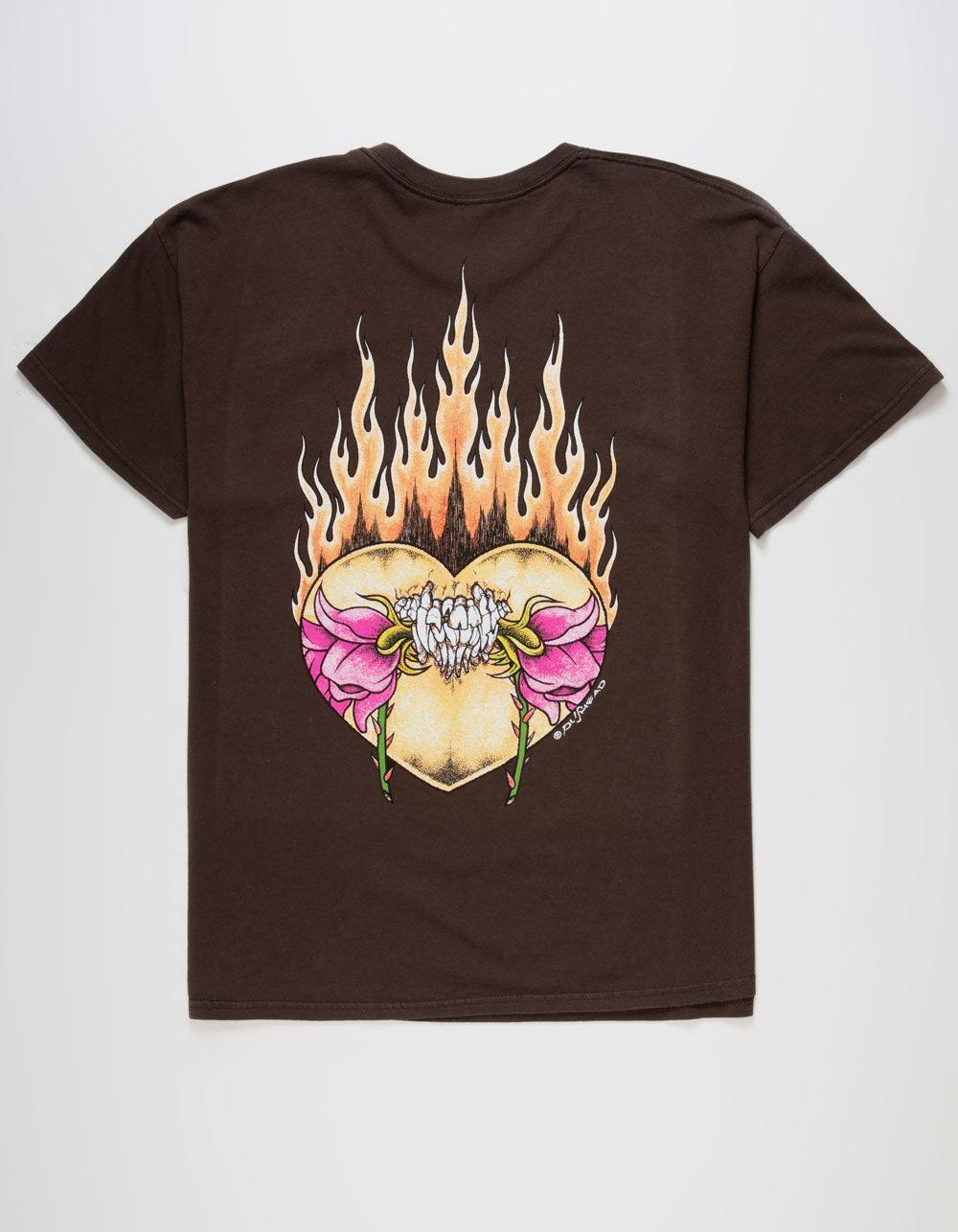METALLICA Skull Mens Tee - BROWN Product Image