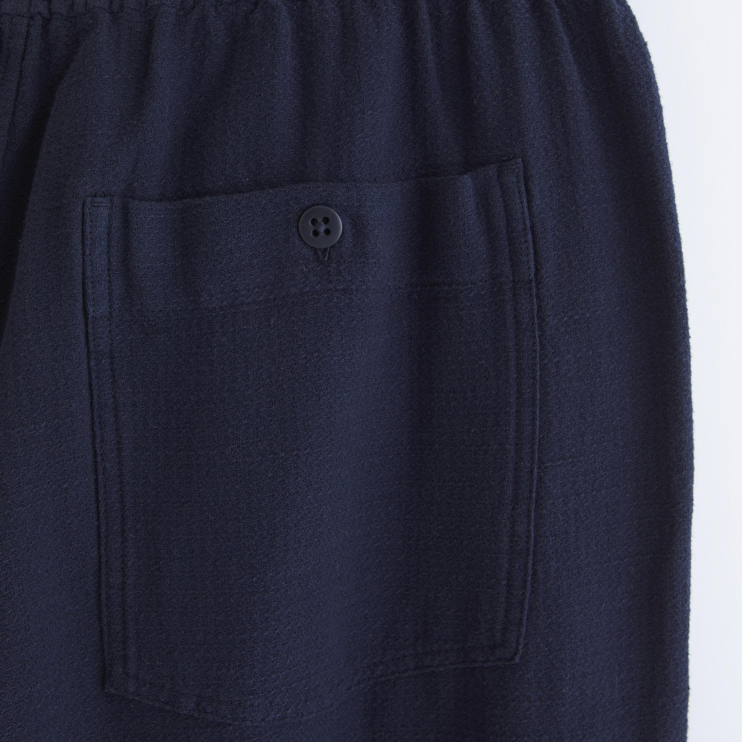 Baggy Cotton Texture Pull-On Pant Product Image
