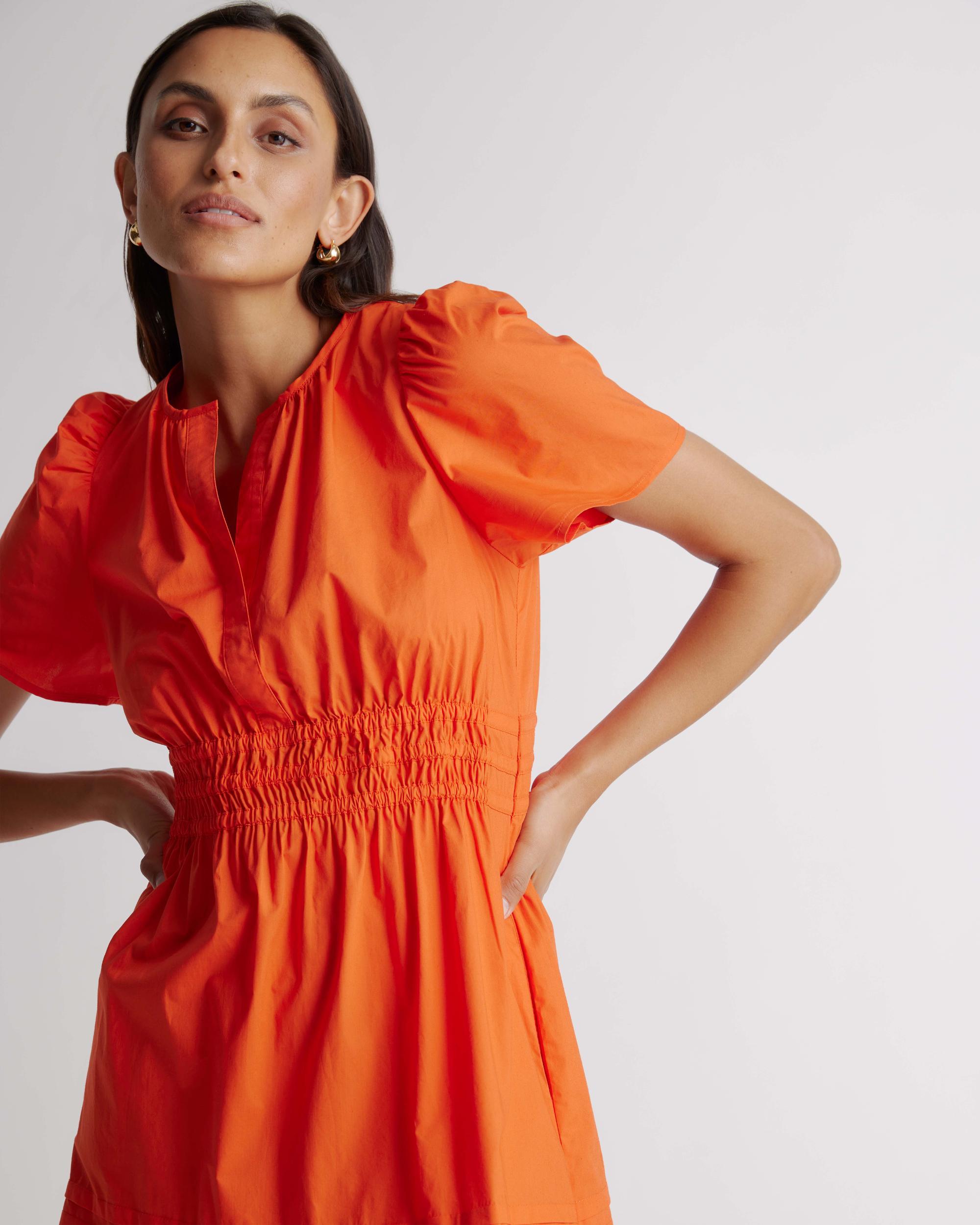 Quince | Women's Poplin Tiered Maxi Dress Size XL, Cotton Product Image