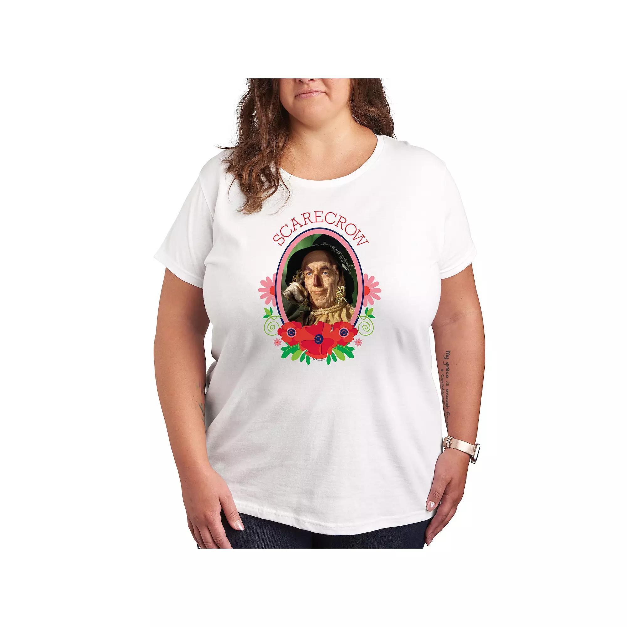 Plus Wizard of Oz Scarecrow Graphic Tee, Womens Product Image