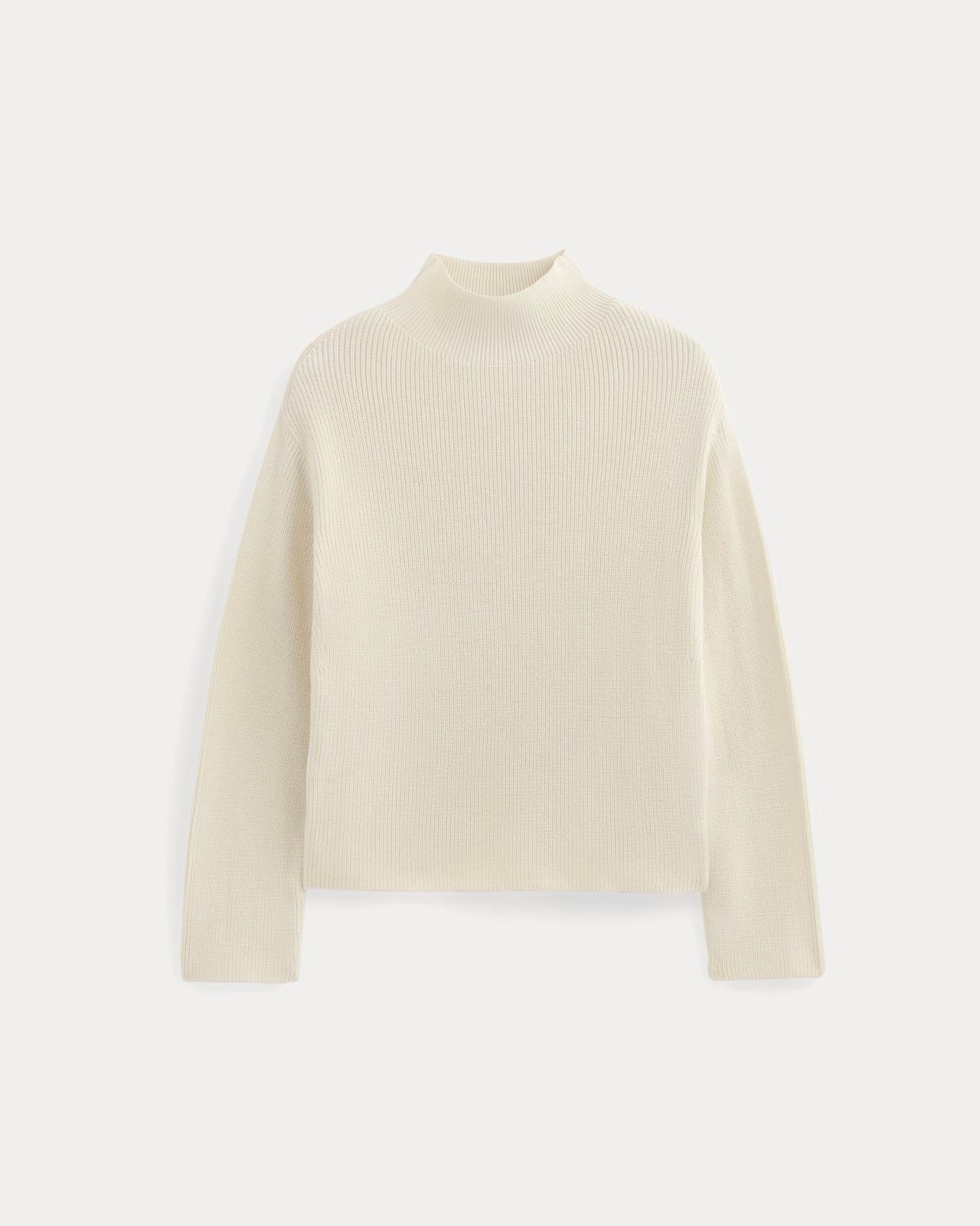 The Slouchy Funnel Neck in Everyday Cotton Product Image
