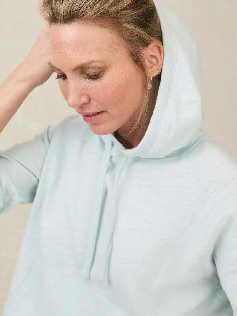 Sunwashed Slub Hoodie - Sky Product Image