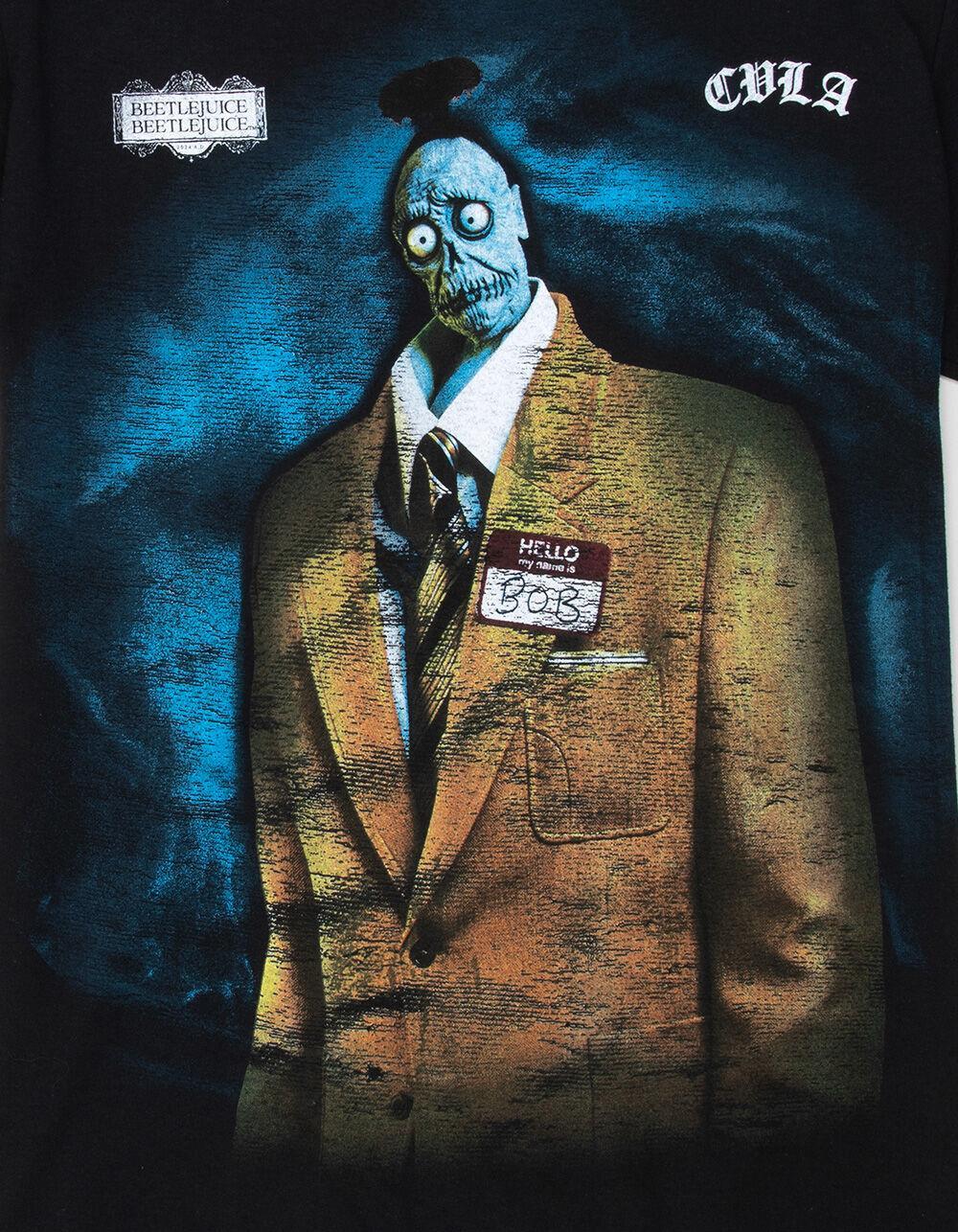 CVLA x Beetlejuice My Name Mens Tee - BLACK Product Image