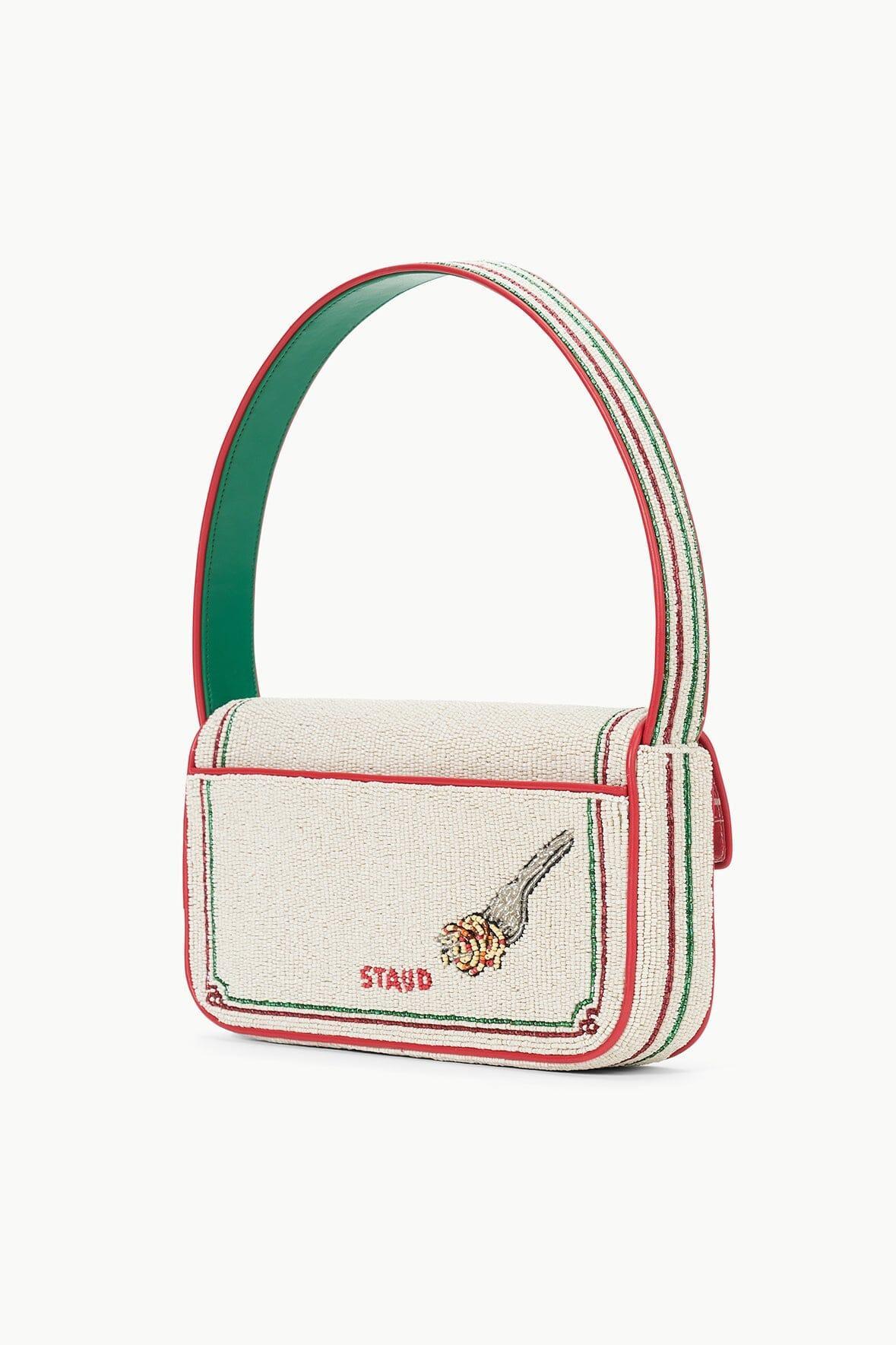TOMMY BEADED BAG | TOMATO Product Image