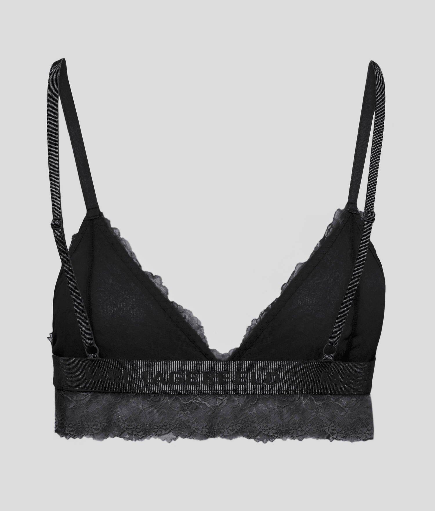 LONGLINE LACE TRIANGLE BRA Product Image