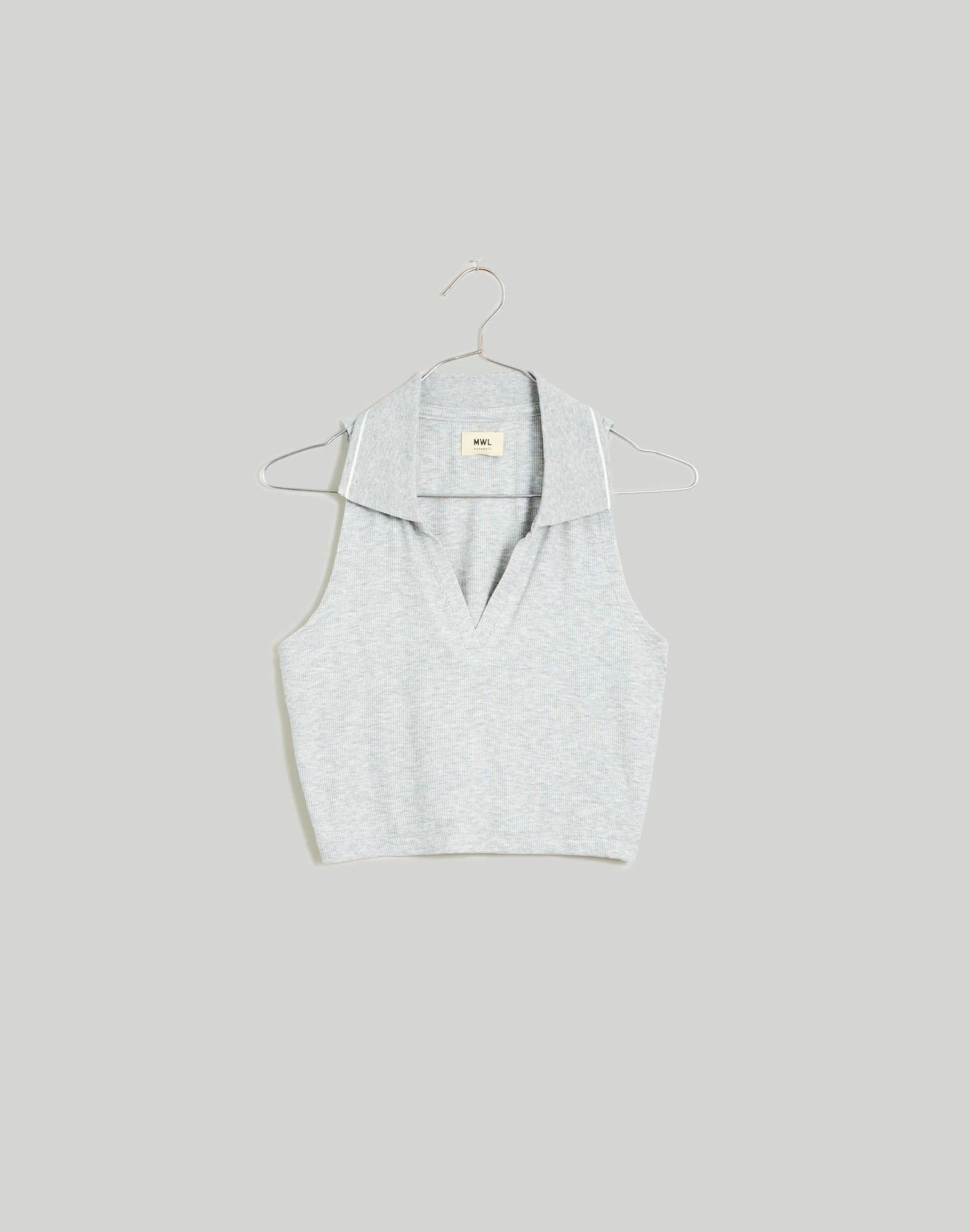 Polo Crop Tank Top Product Image