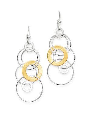 Womens Classico Chimera Two-Tone Hammered Jet Set Earrings Product Image