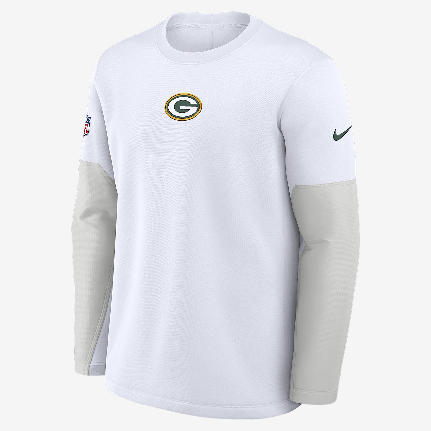Green Bay Packers Scripted To Win Sideline Coach Men's Nike Therma-FIT NFL Long-Sleeve T-Shirt Product Image