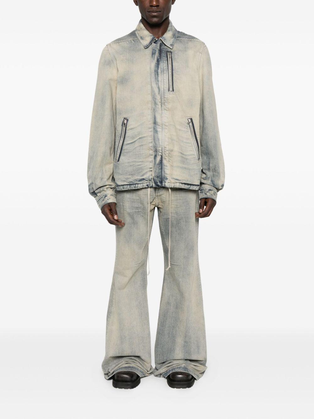 zip-fastening drawstring jacket Product Image