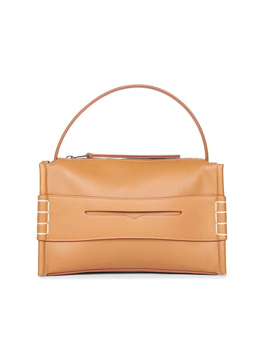 Womens Loafer Leather Top Handle Bag Product Image