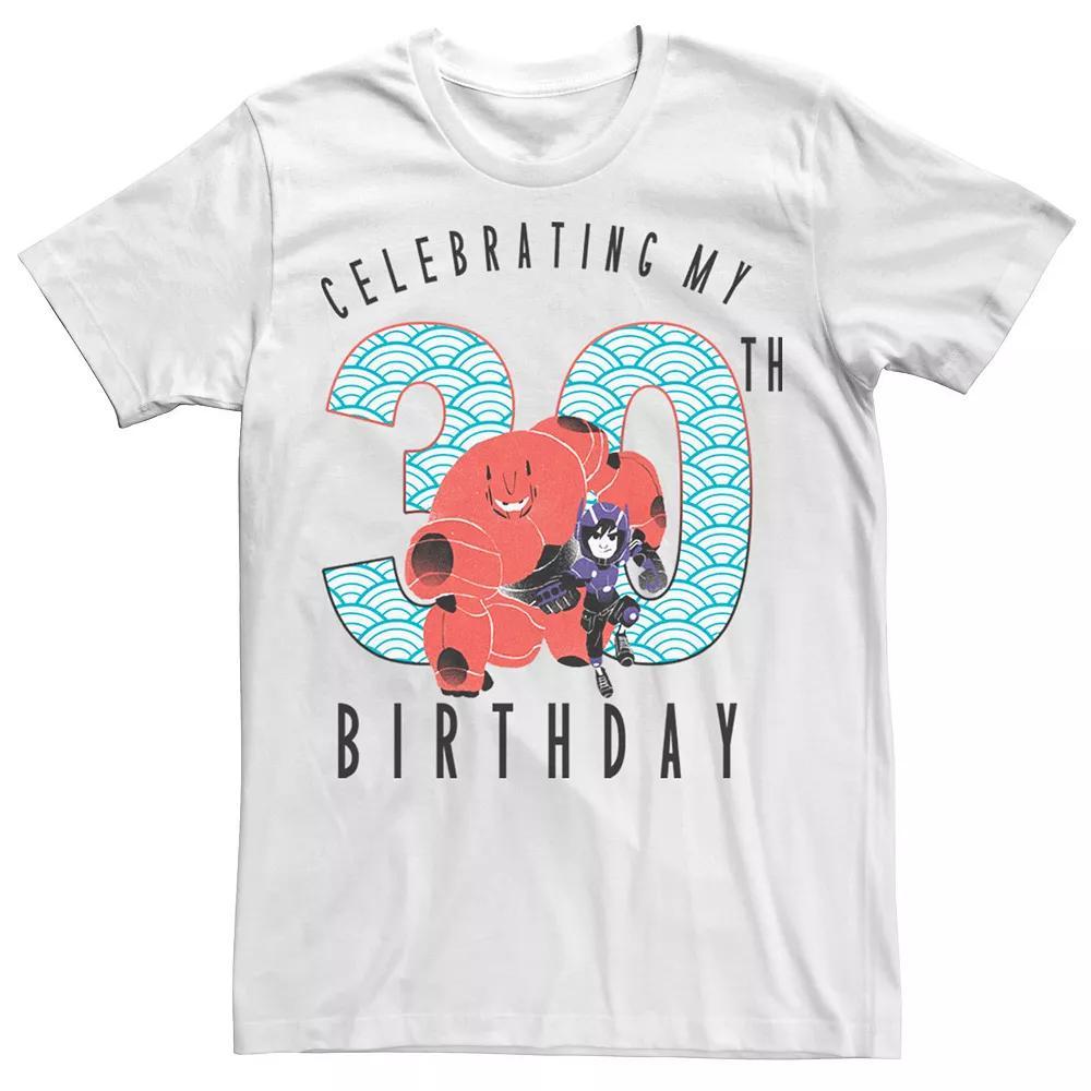 Disney's Big Hero 6 Baymax Hiro 30th Birthday Men's Tee, Size: XL, White Product Image