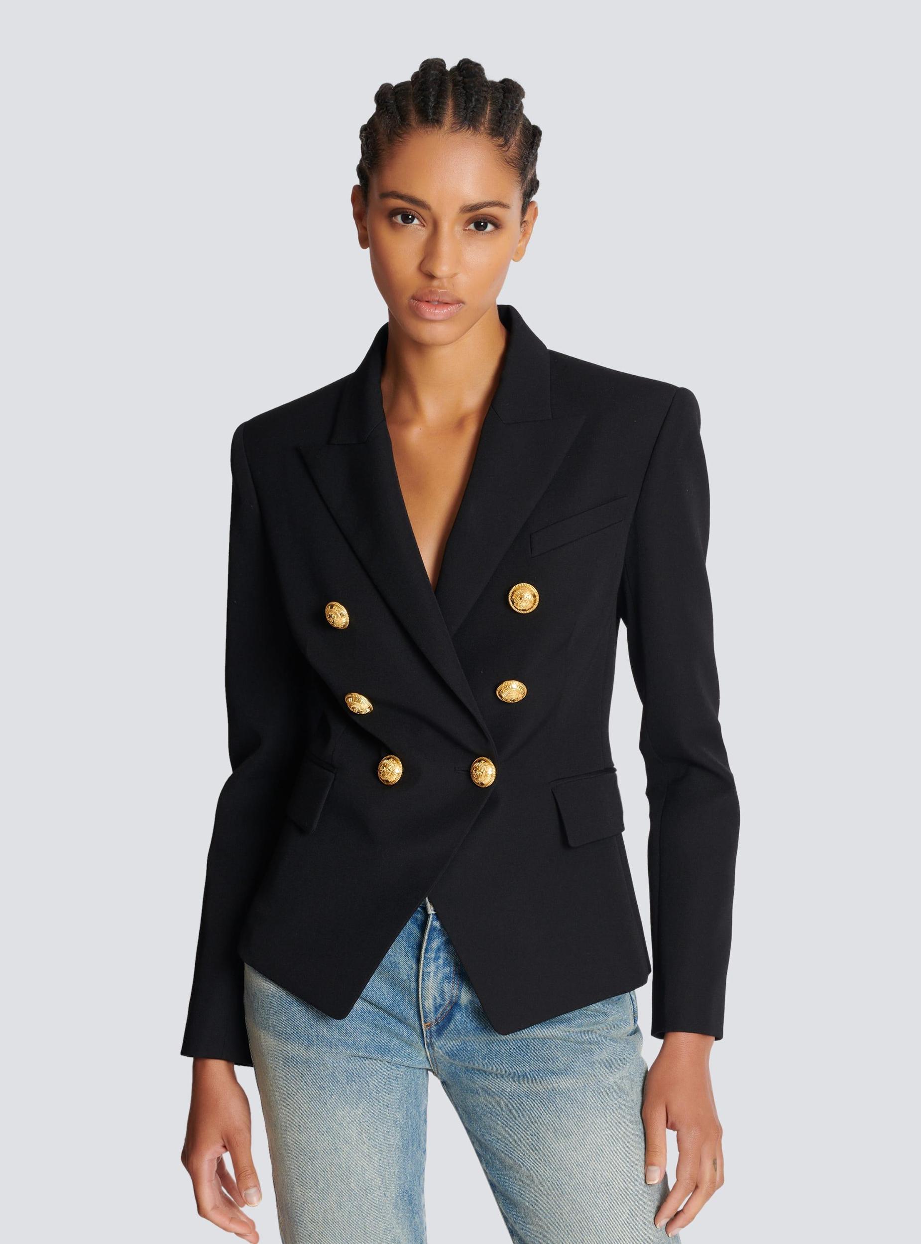 Wool double-breasted jacket Product Image