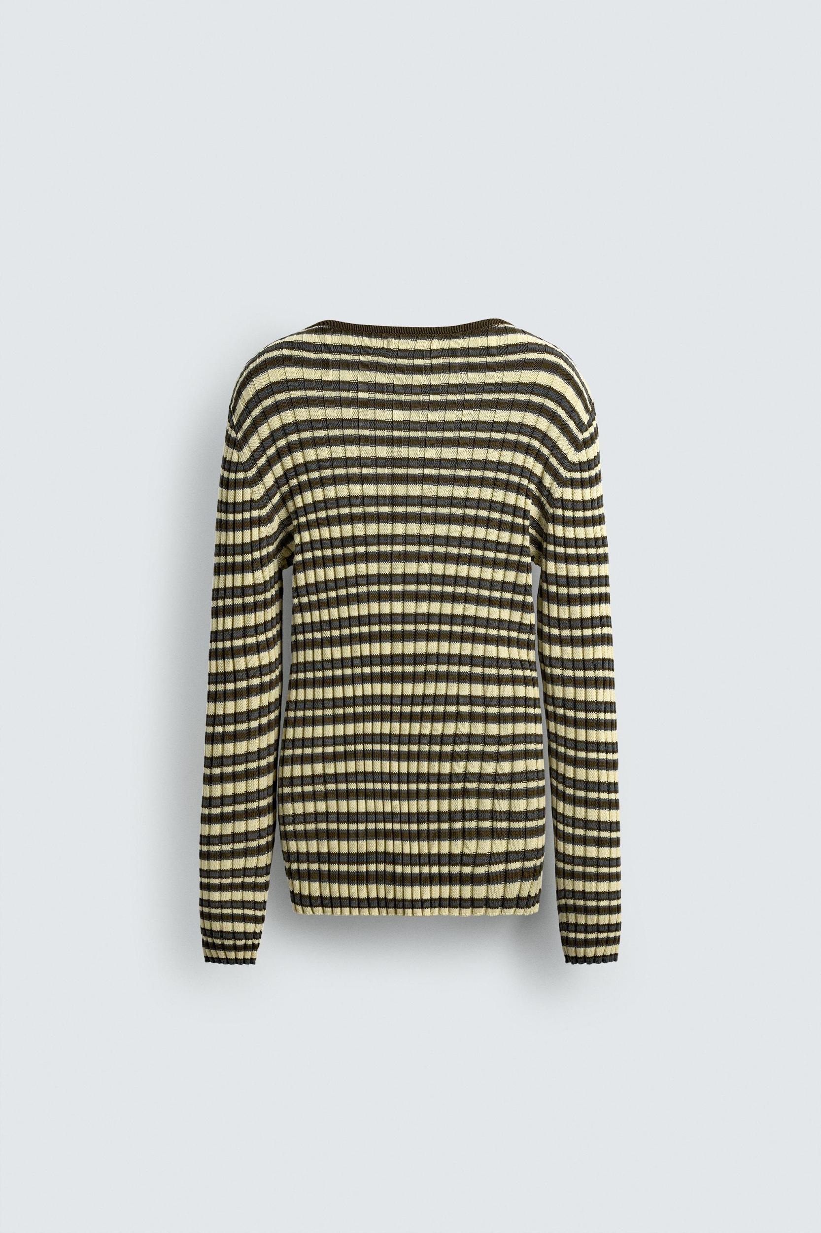 STRIPED JACQUARD SWEATER Product Image
