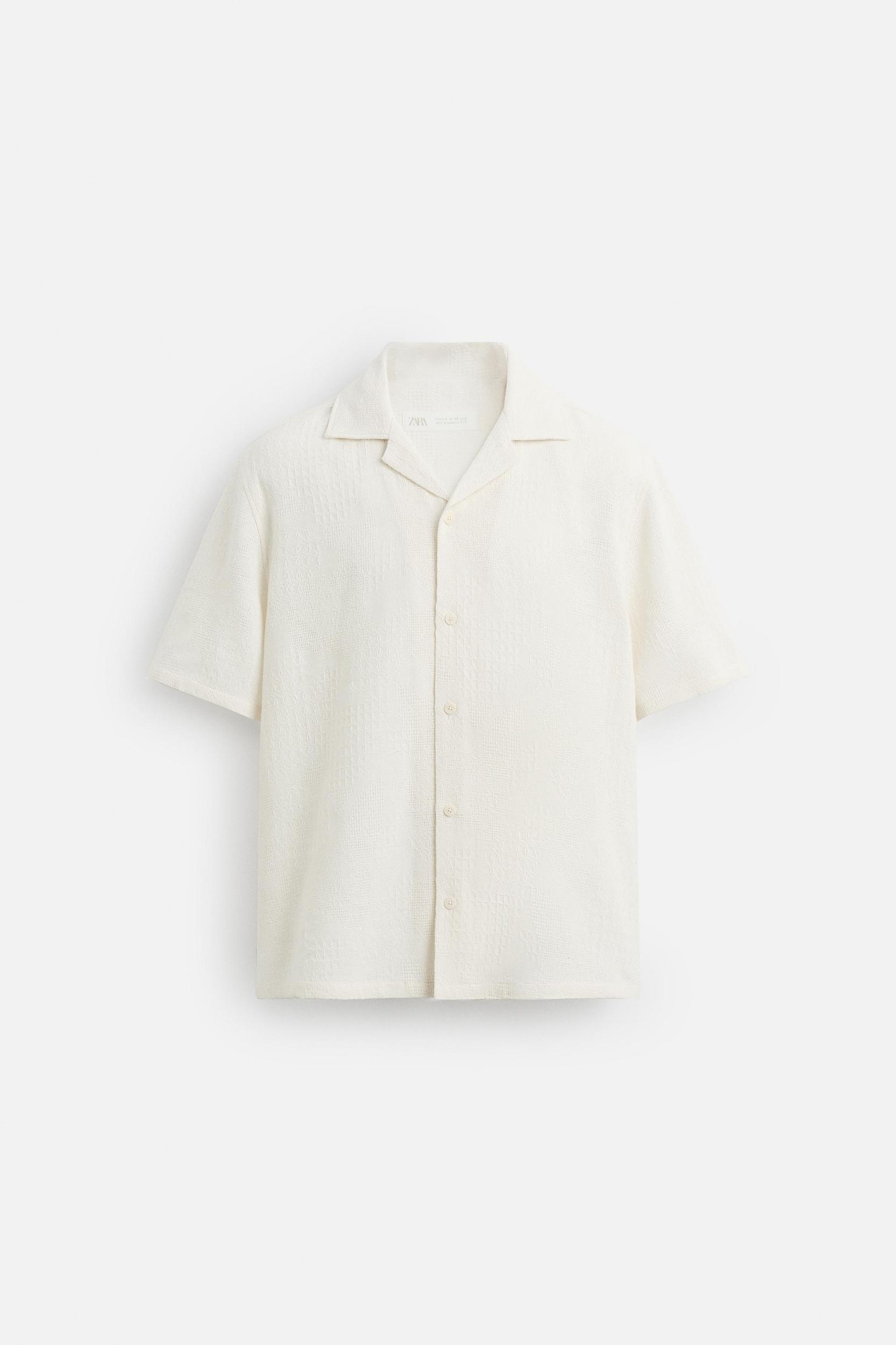 RELAXED FIT JACQUARD SHIRT Product Image