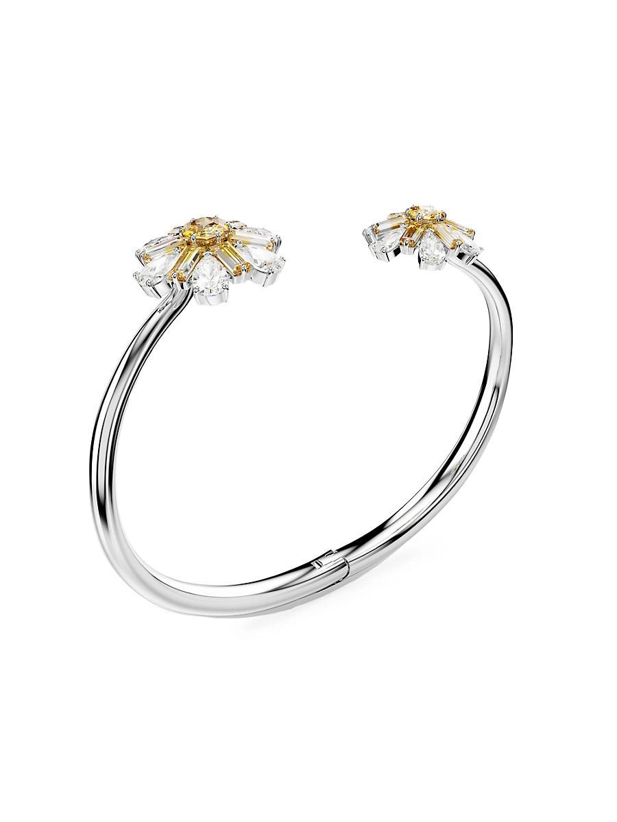 Swarovski Idyllia Flower Bangle Bracelet Product Image