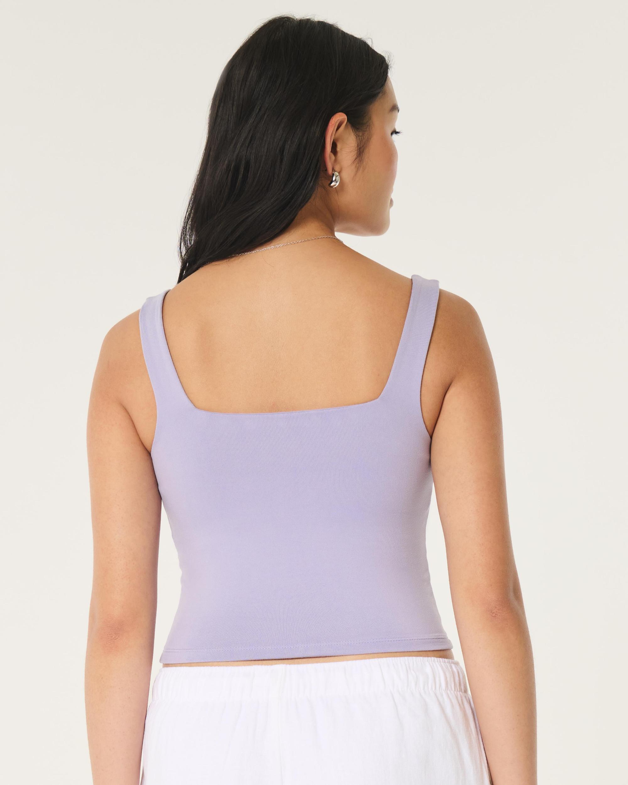 Seamless Fabric Square-Neck Tank Product Image