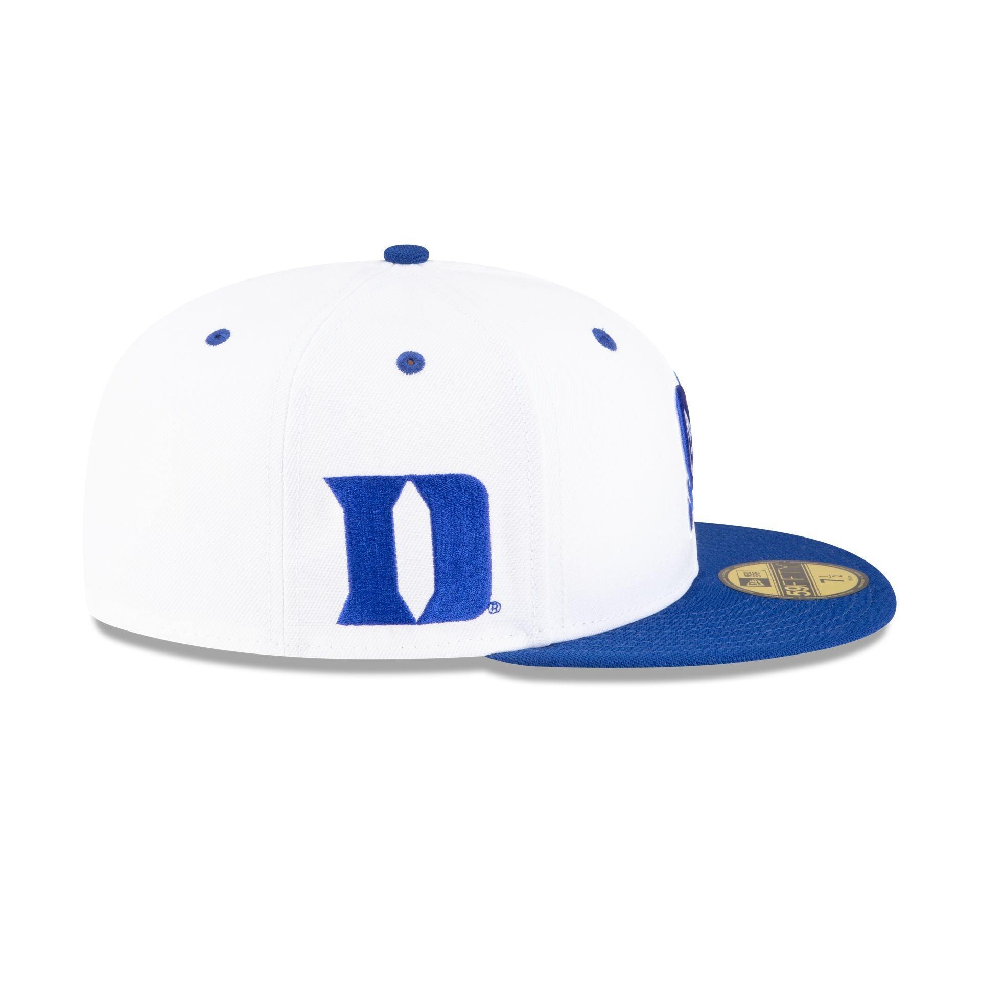 Jayson Tatum x Duke Blue Devils White 59FIFTY Fitted Hat Male Product Image